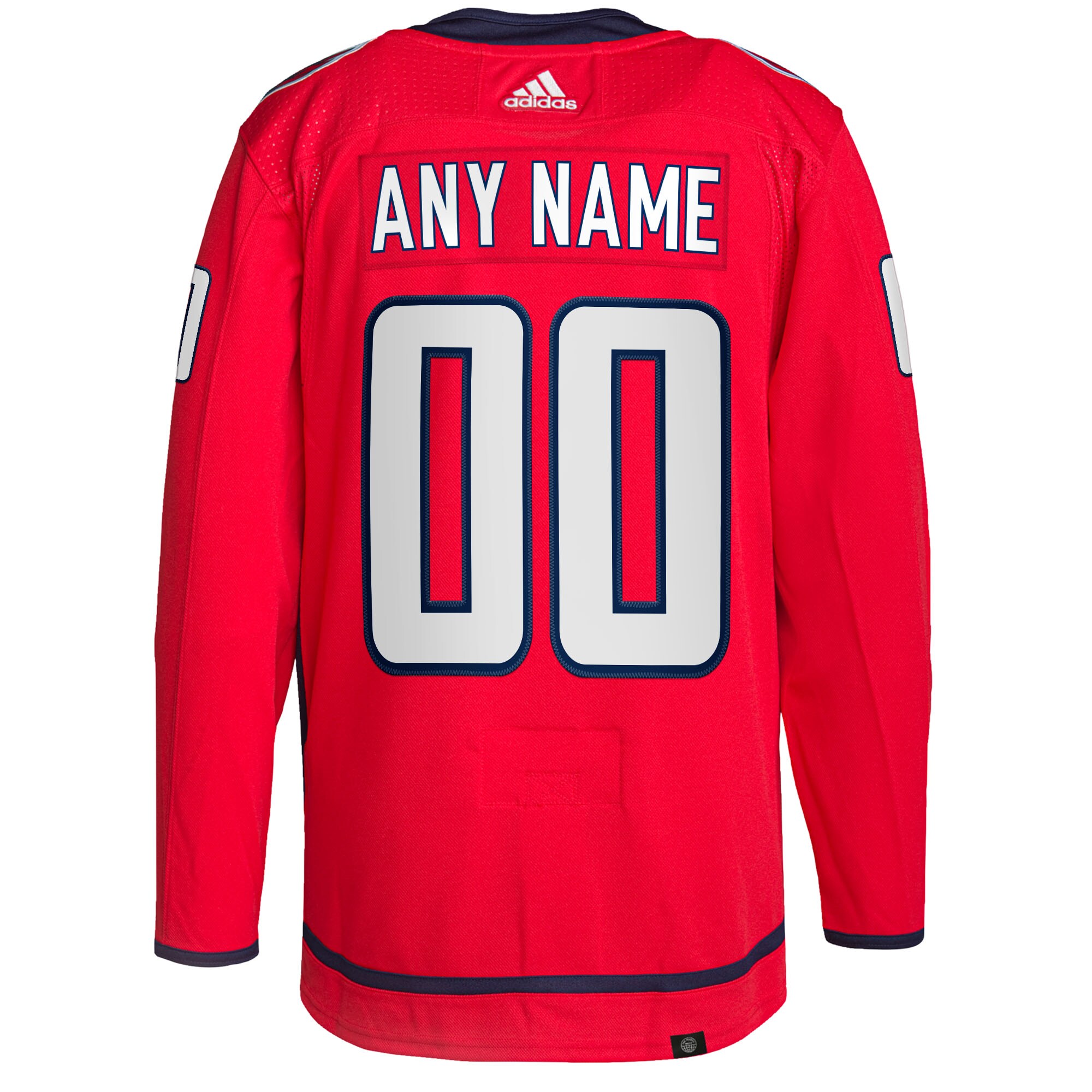 Washington Capitals adidas  Home  Primegreen Authentic Custom Jersey - Red