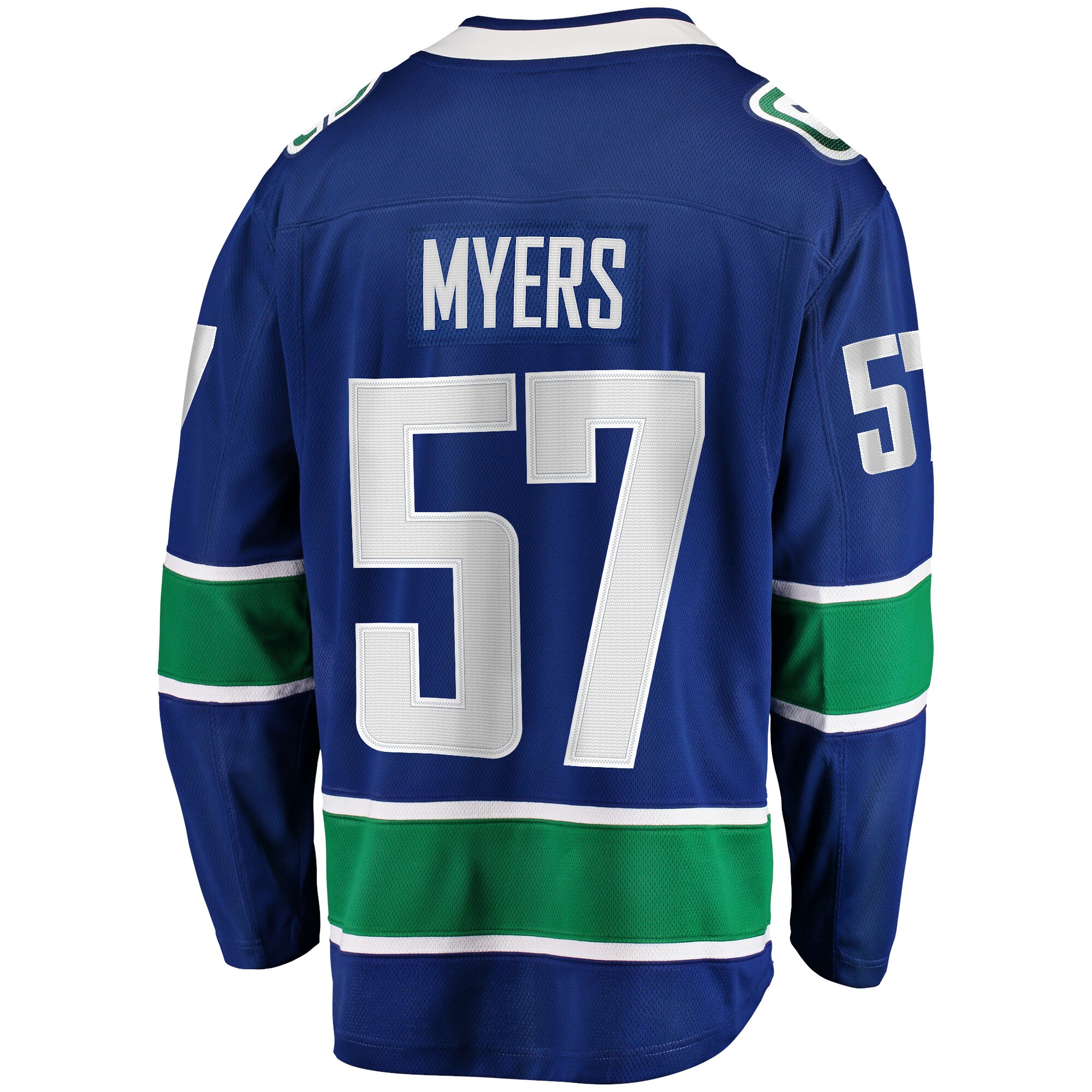 Tyler Myers Vancouver Canucks Fanatics Home Breakaway Player Jersey - Blue