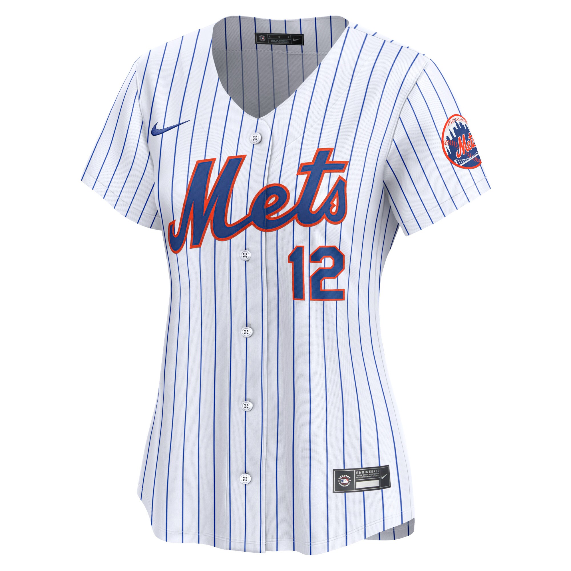 Francisco Lindor New York Mets  Women's Home Limited Player Jersey - White
