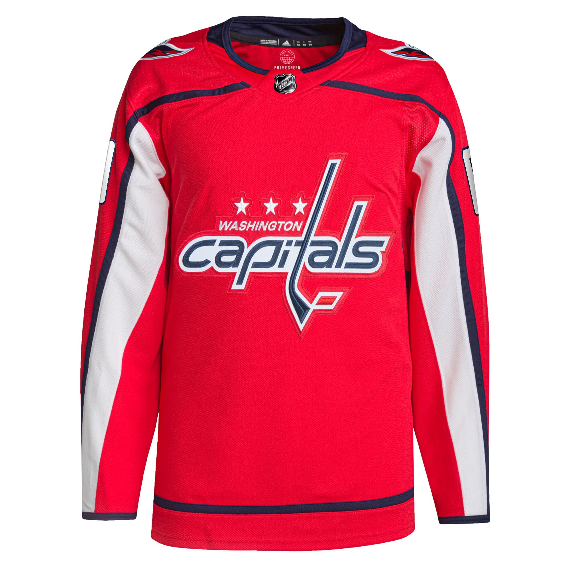Washington Capitals adidas  Home  Primegreen Authentic Custom Jersey - Red