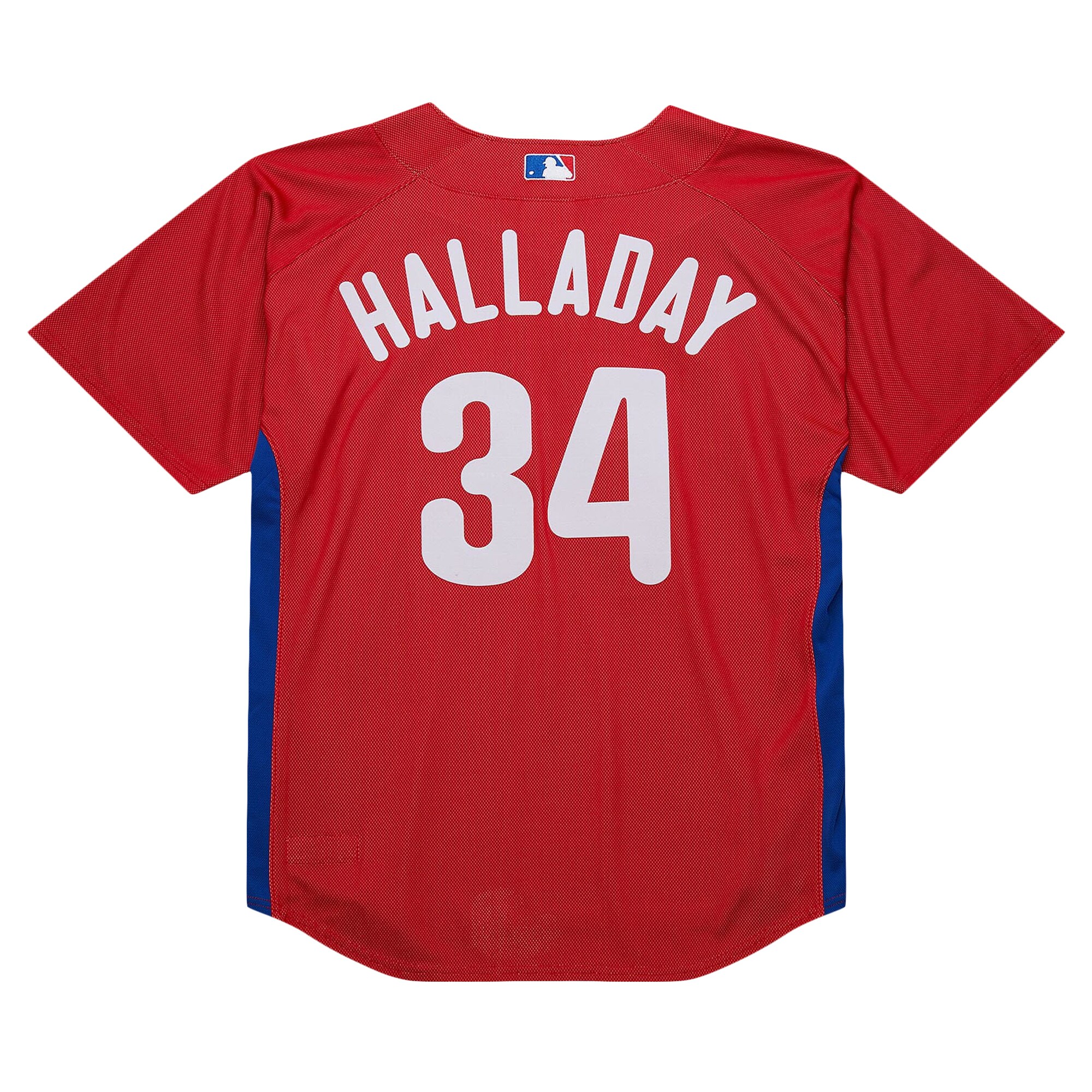 Roy Halladay Philadelphia Phillies Mitchell & Ness Cooperstown Collection 2010 Batting Practice Jersey - Red
