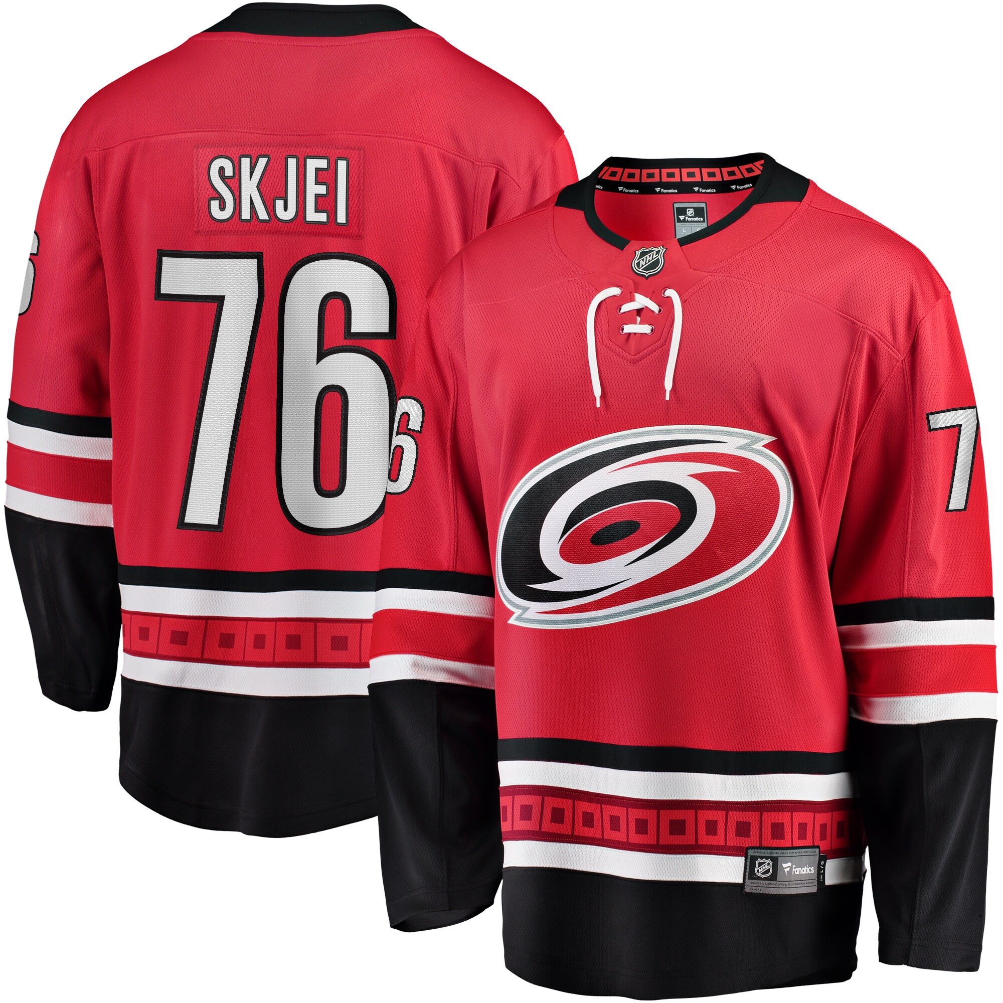 Brady Skjei Carolina Hurricanes Fanatics Alternate Breakaway Player Jersey - Red