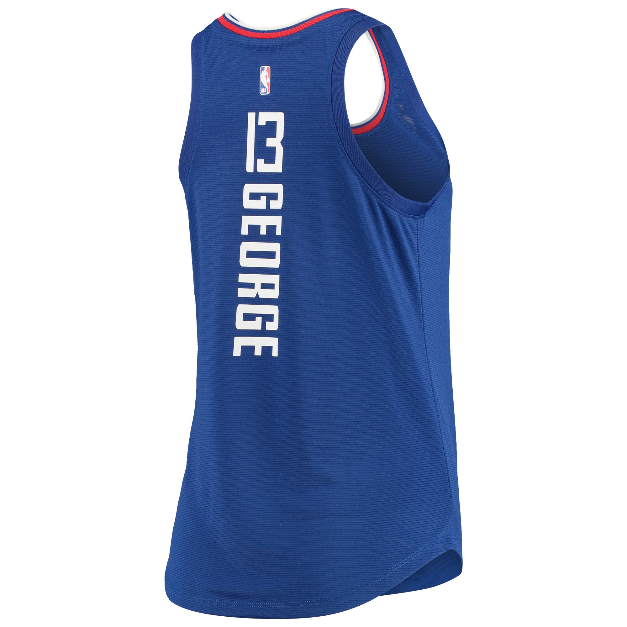 Paul George LA Clippers Fanatics Women's Fast Break Player Movement Jersey Tank Top - Royal