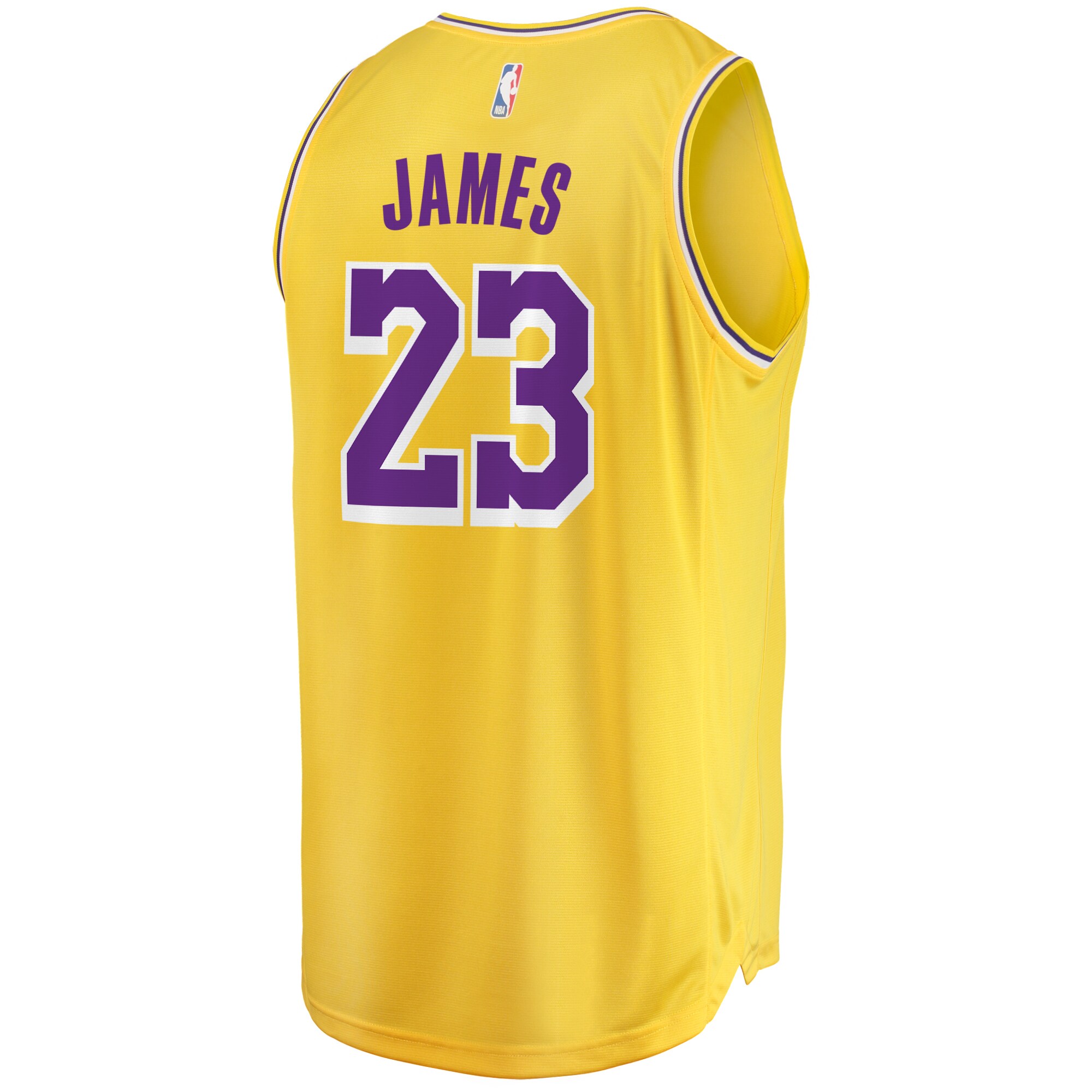 LeBron James Los Angeles Lakers Fanatics Big & Tall Fast Break Player Jersey - Gold - Icon Edition