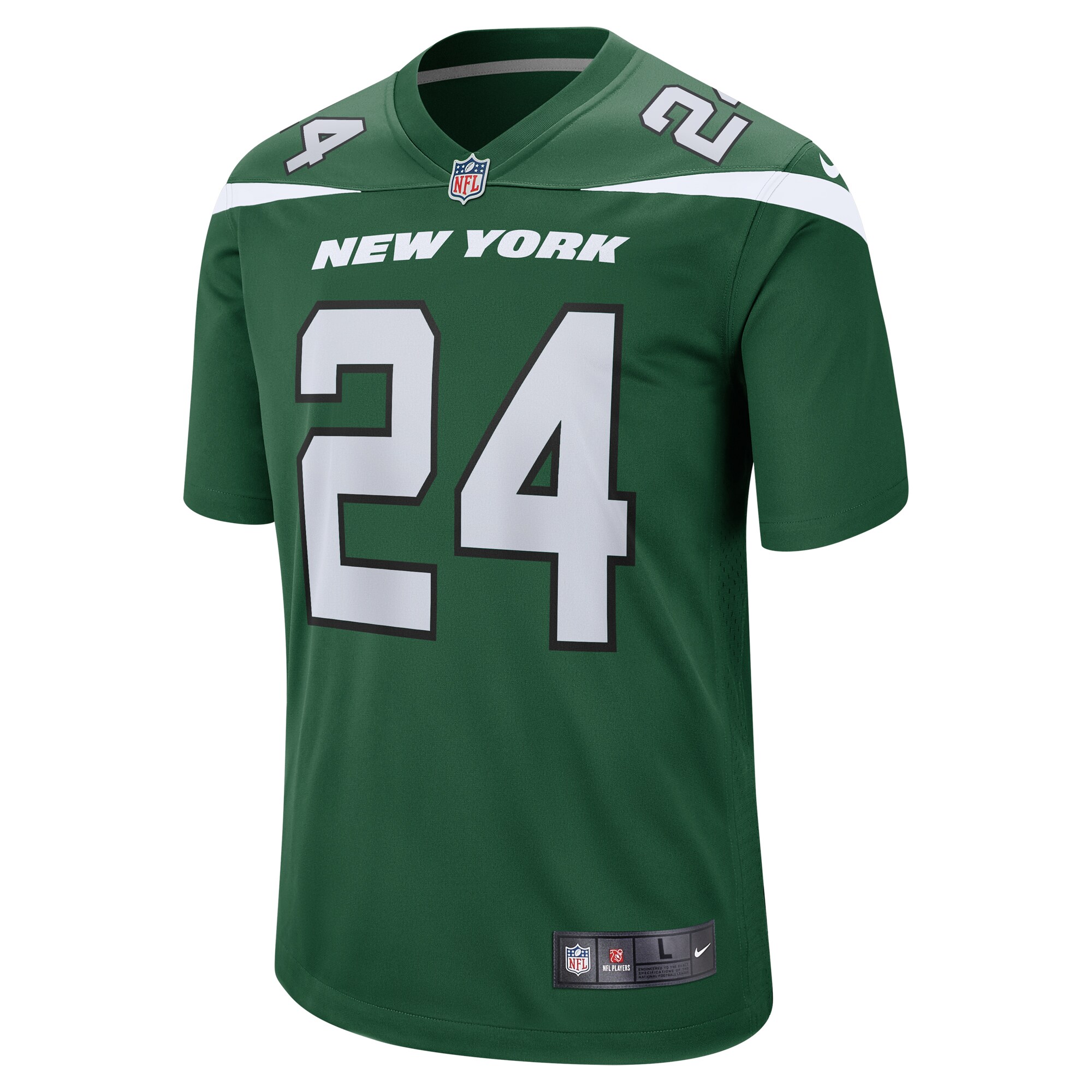 Darrelle Revis New York Jets  Retired Player Game Jersey - Gotham Green