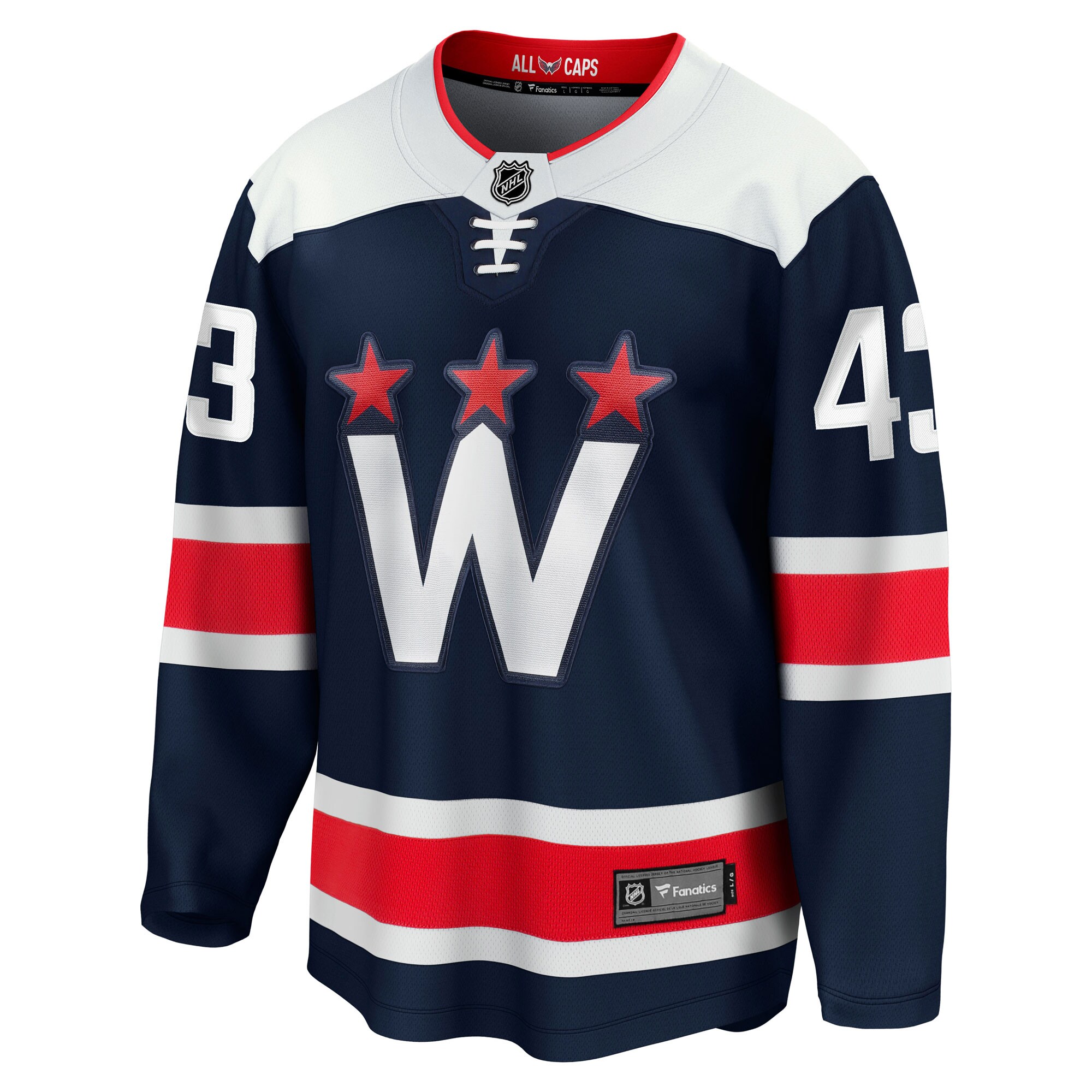 Tom Wilson Washington Capitals Fanatics Alternate Premier Breakaway Player Jersey - Navy