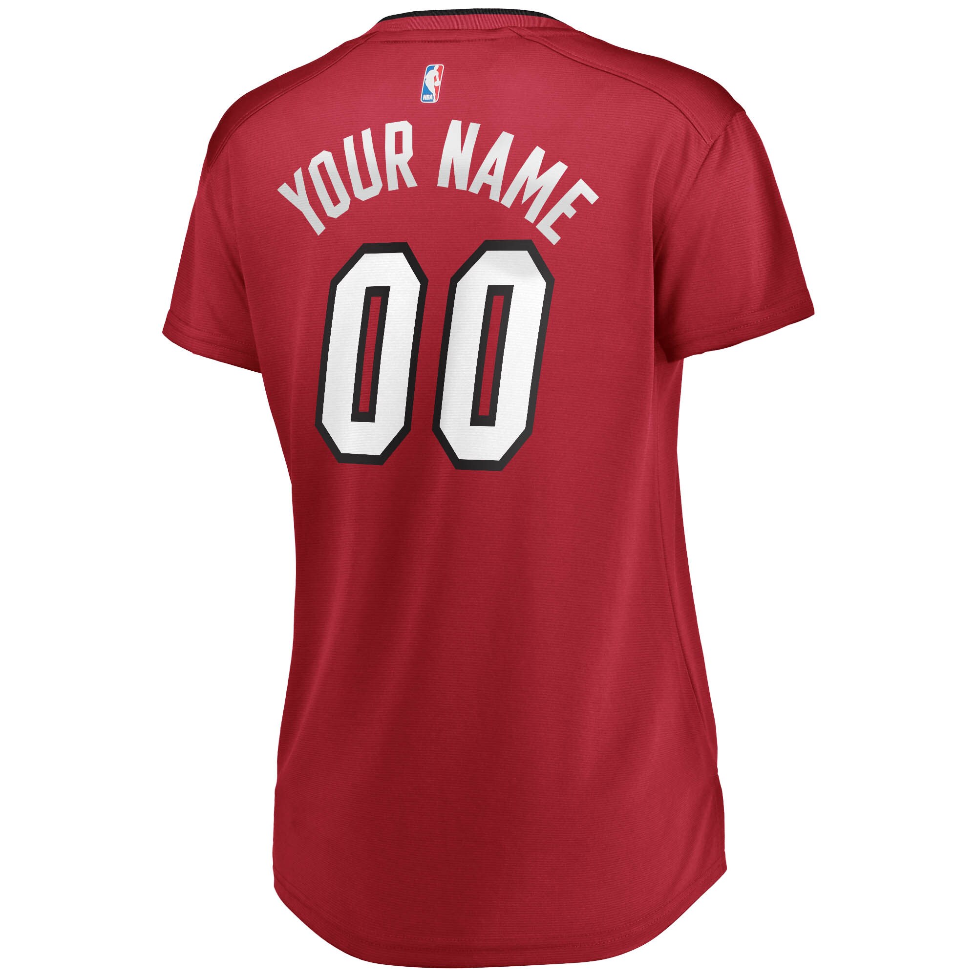 Miami Heat Fanatics Women's Fast Break Replica Custom Jersey Wine - Statement Edition