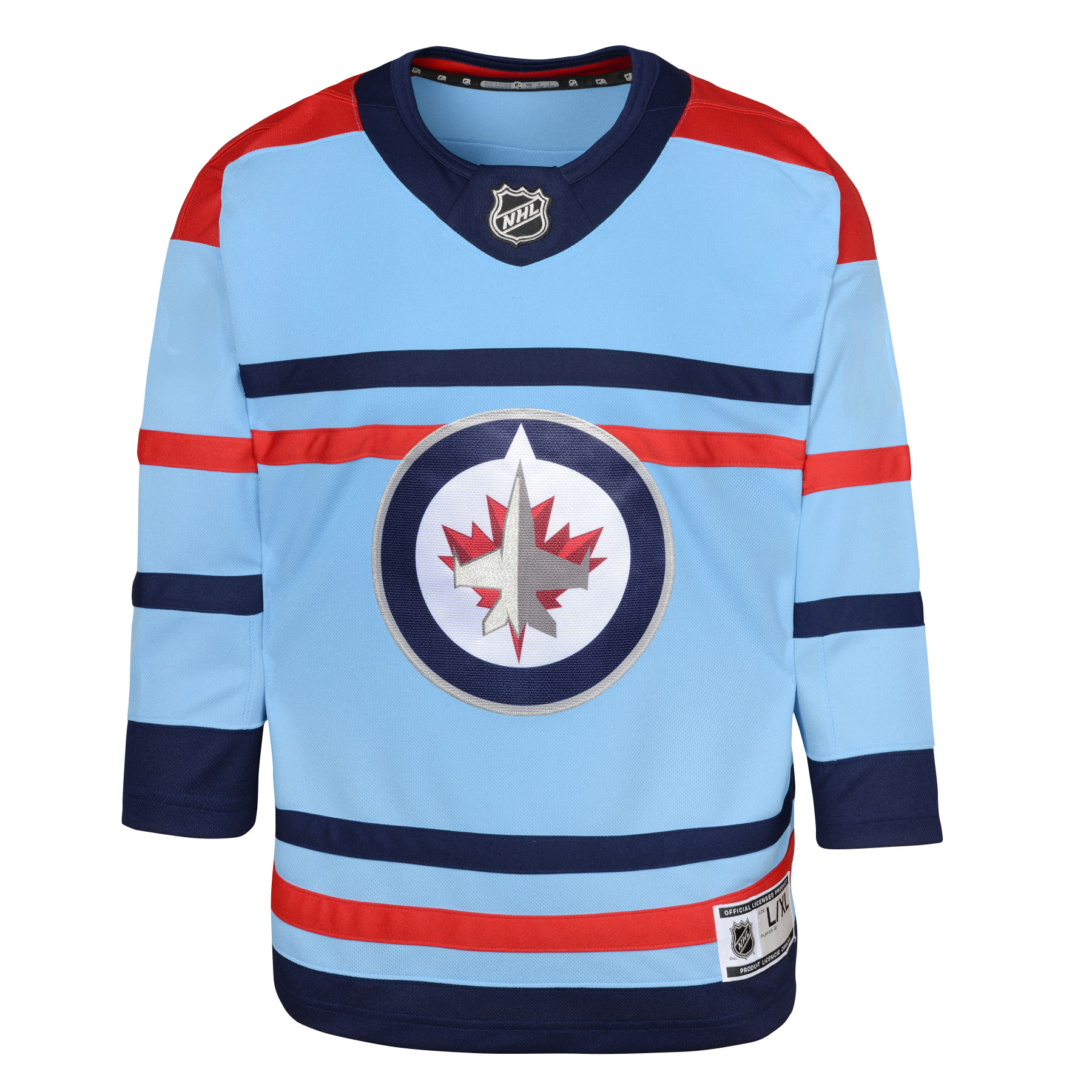 Winnipeg Jets Youth Anniversary Premier Jersey - Light Blue