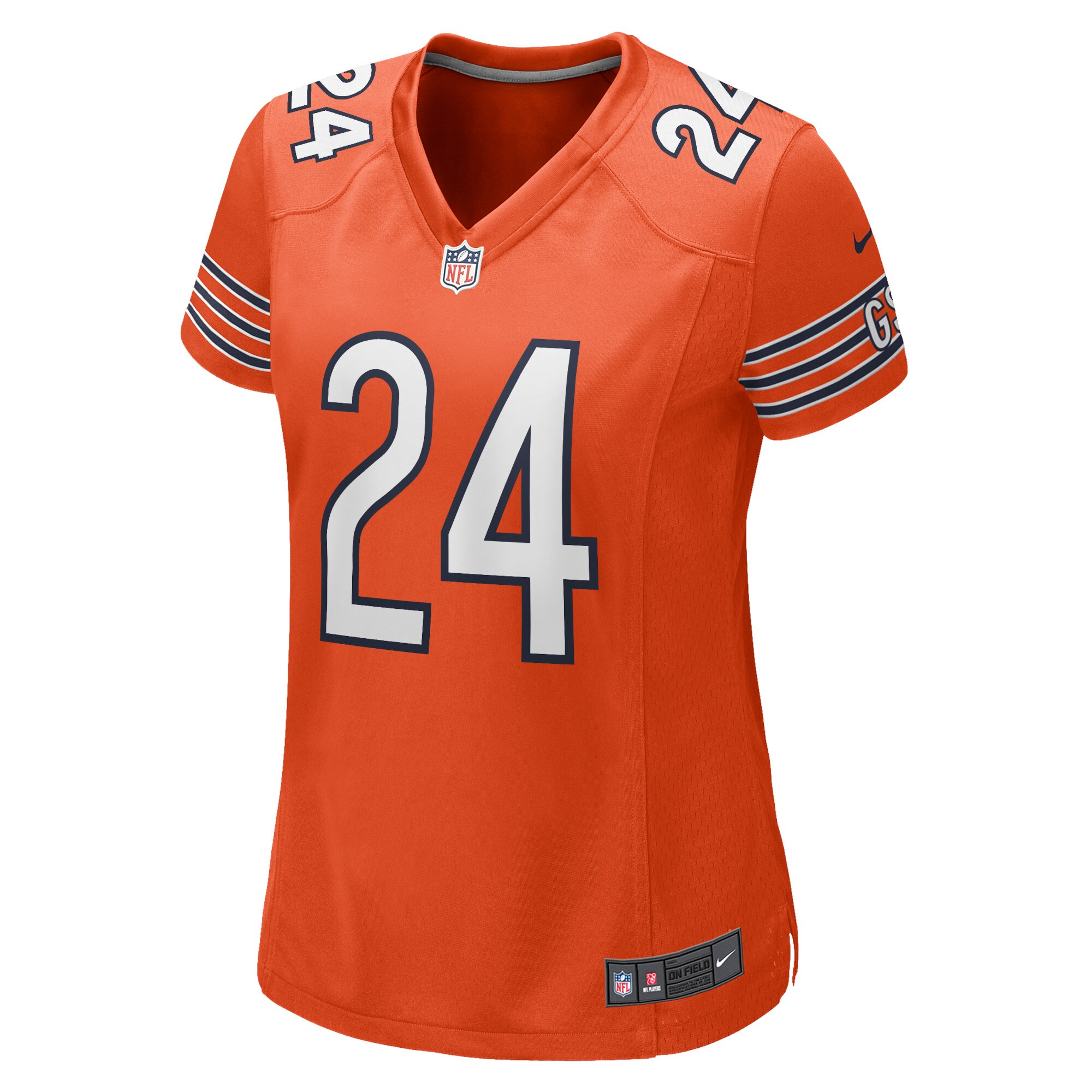 Khalil Herbert Chicago Bears  Women's Alternate Game Player Jersey - Orange