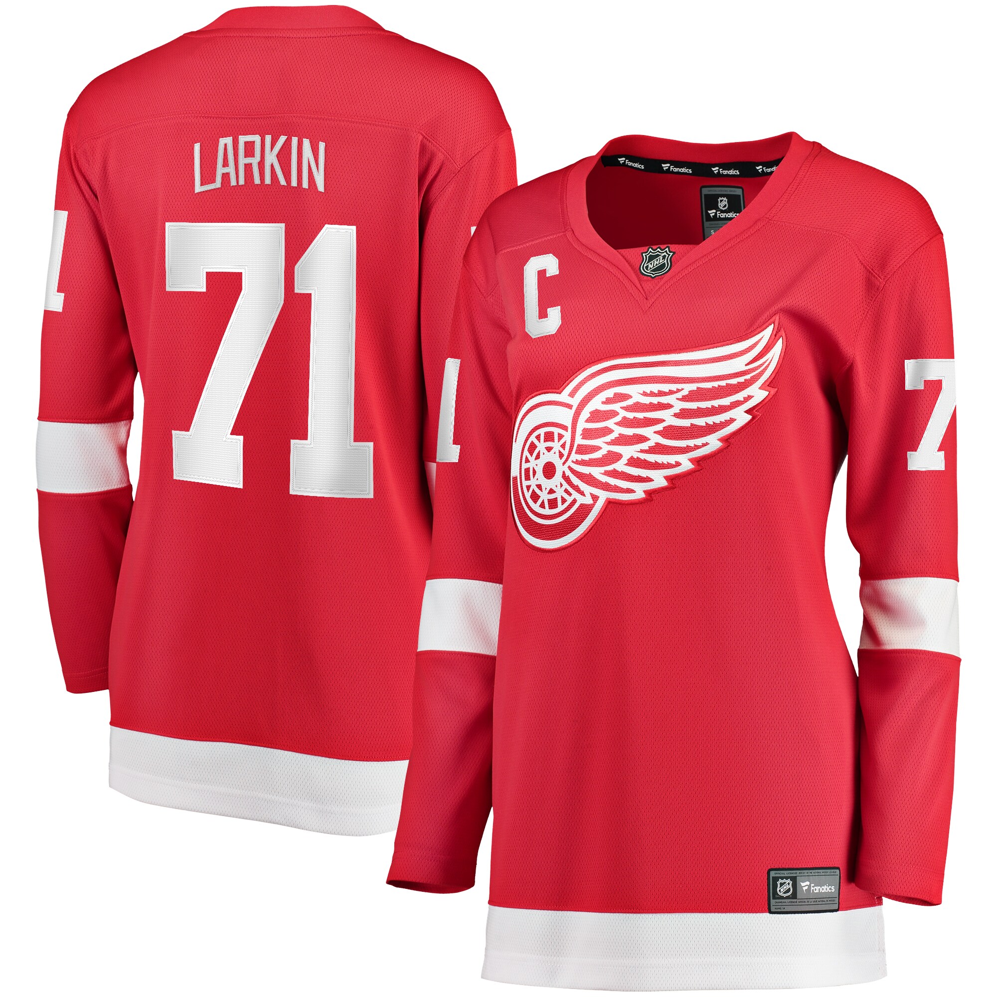Dylan Larkin Detroit Red Wings Fanatics Women's Home Breakaway Player Jersey - Red