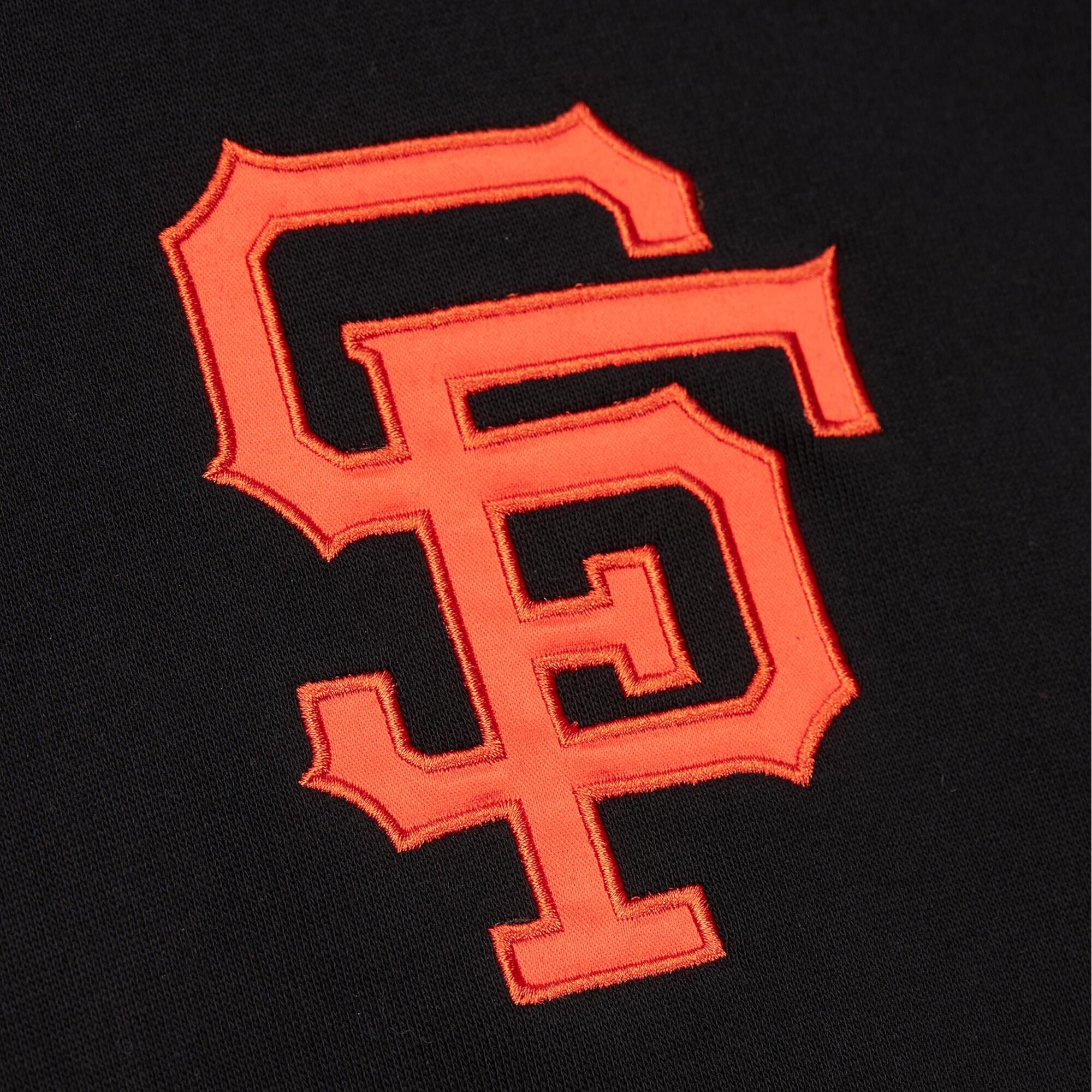 Willie Mays San Francisco Giants Mitchell & Ness Vintage Logo Name & Number Pullover Hoodie - Black