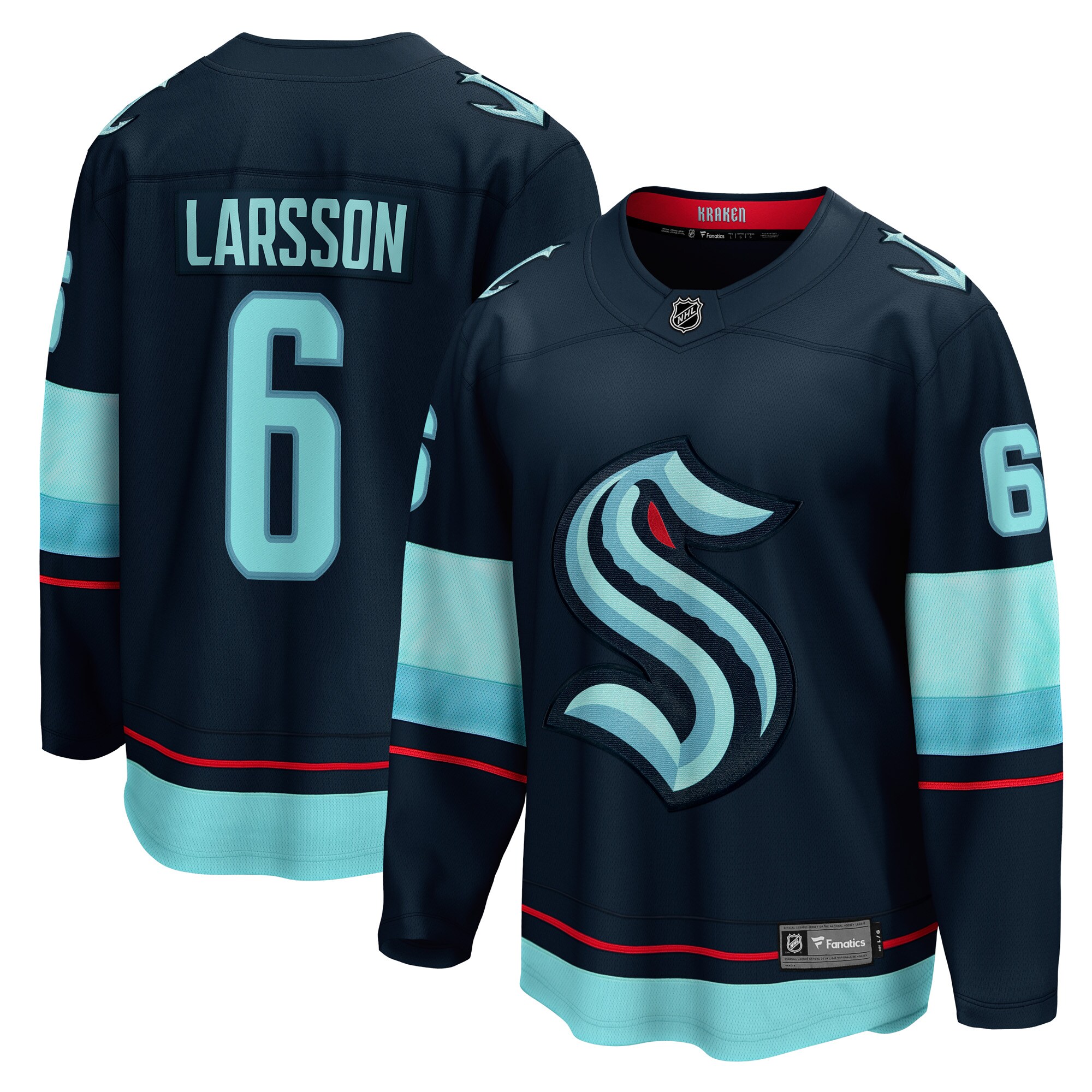 Adam Larsson  Fanatics Home Breakaway Player Jersey - Deep Sea Blue