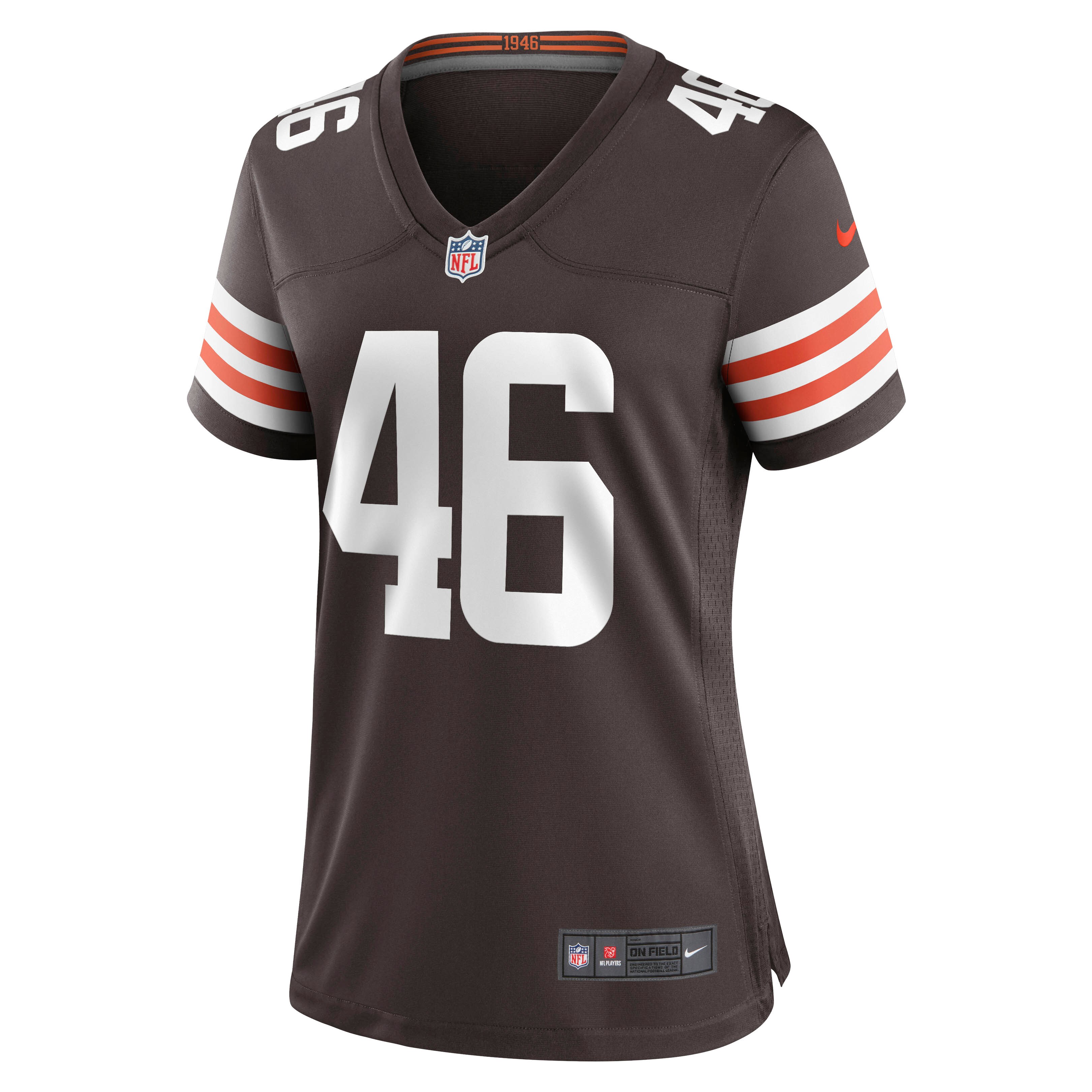 Don Fleming Cleveland Browns  Women's Retired Player Jersey - Brown