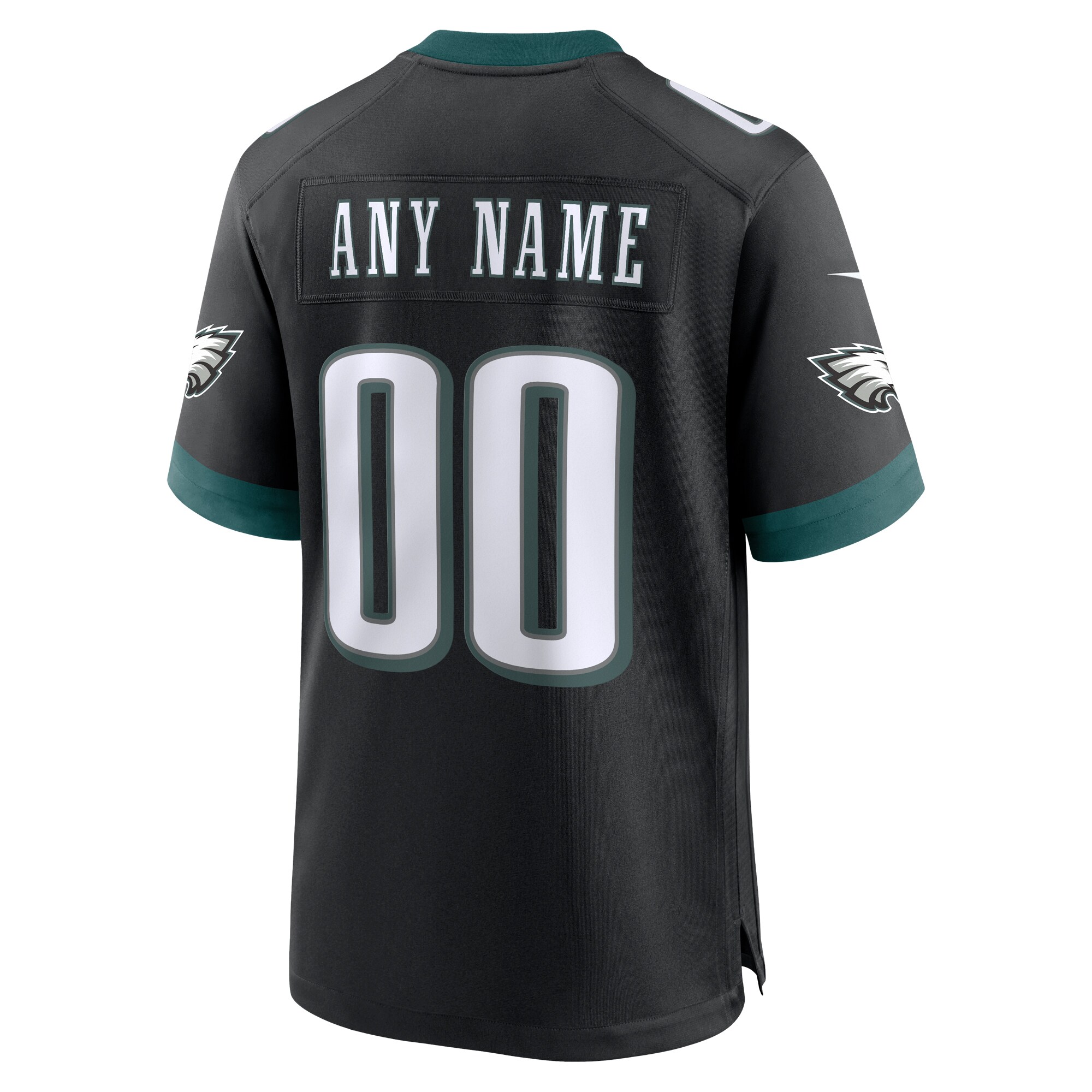 Philadelphia Eagles  Alternate Custom Game Jersey - Black