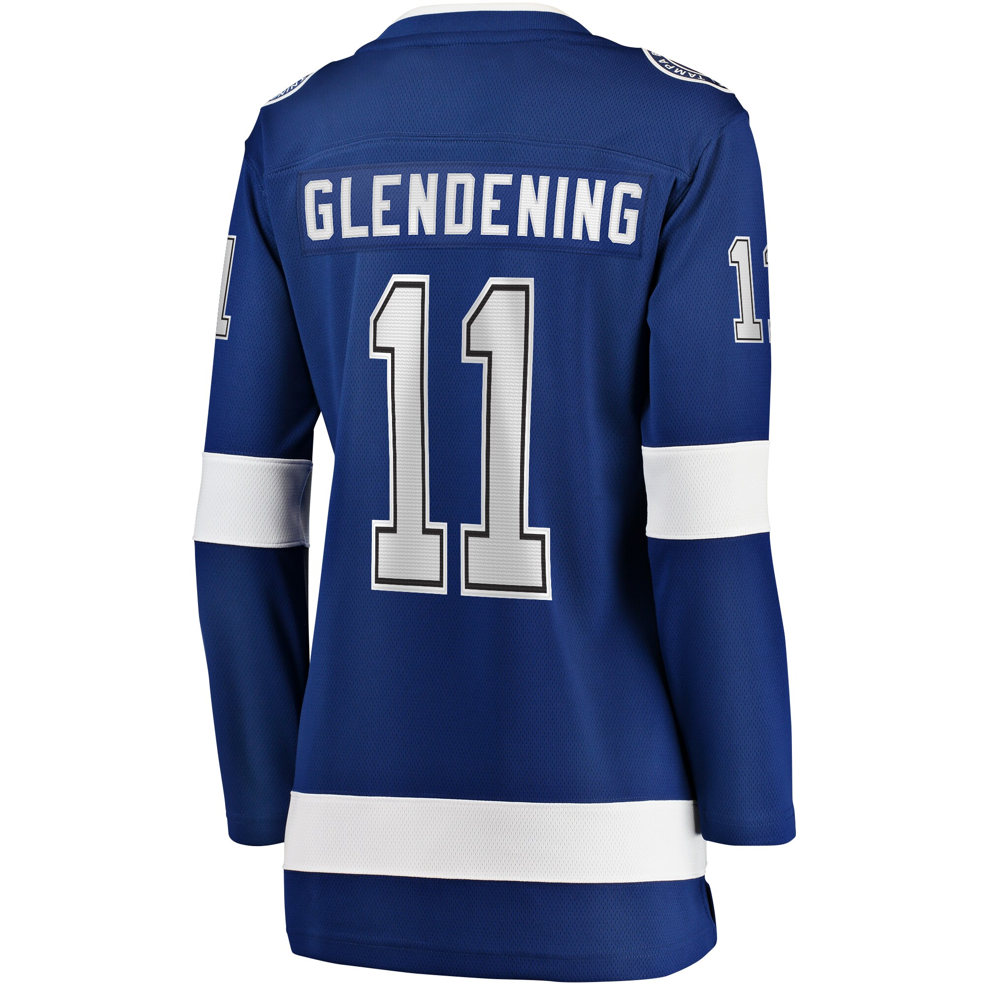 Luke Glendening Tampa Bay Lightning Fanatics Women's Home Breakaway Player Jersey - Blue