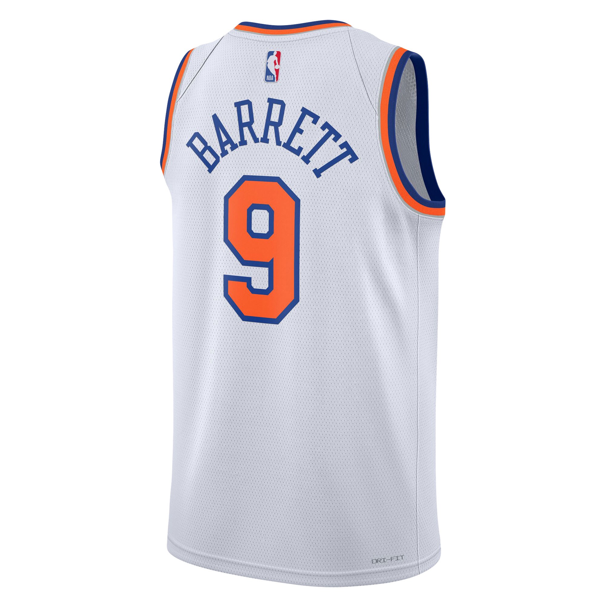RJ Barrett New York Knicks  Unisex Swingman Jersey - Association Edition - White