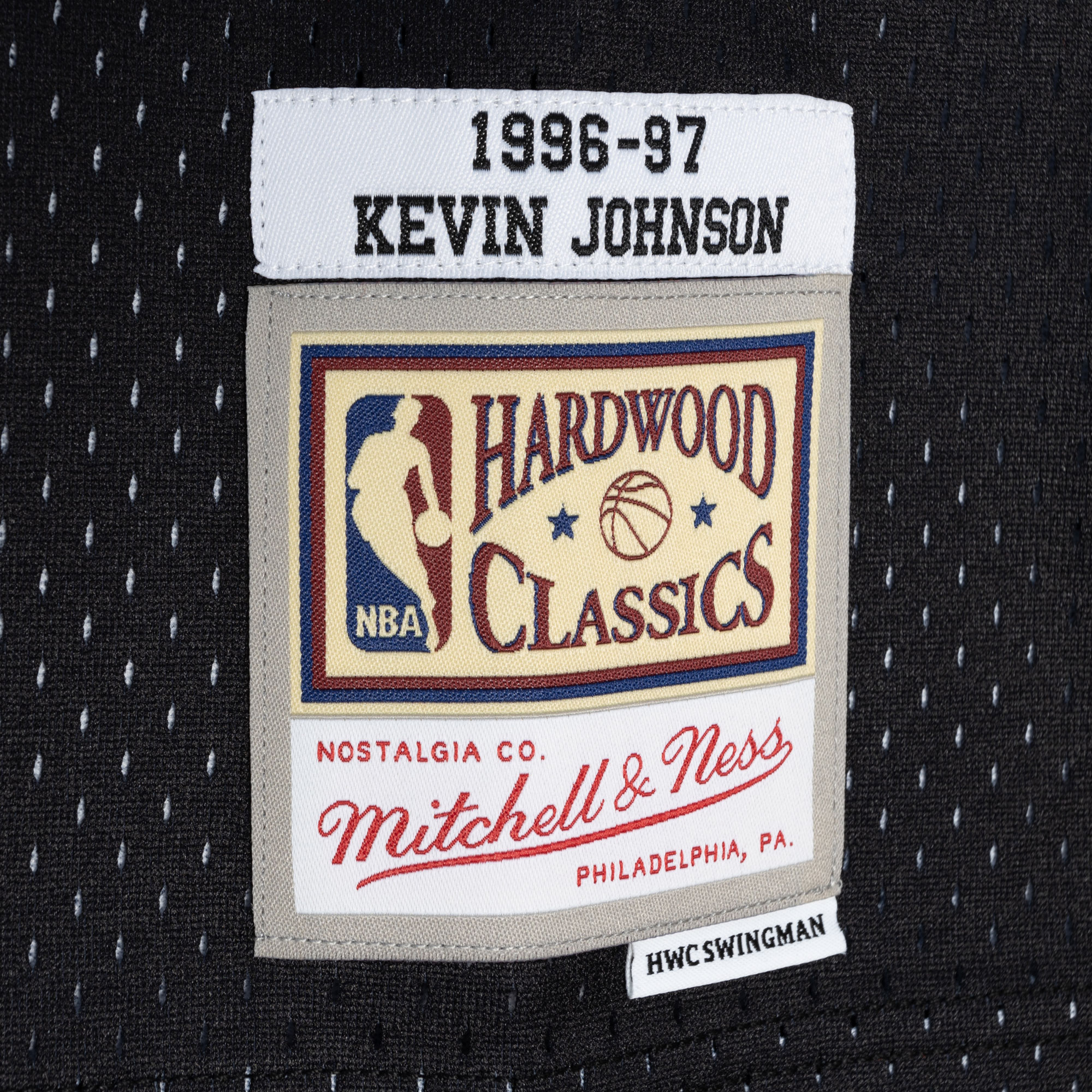 Kevin Johnson Phoenix Suns Mitchell & Ness Hardwood Classics 1996\/97 Split Swingman Jersey - Purple\/Black