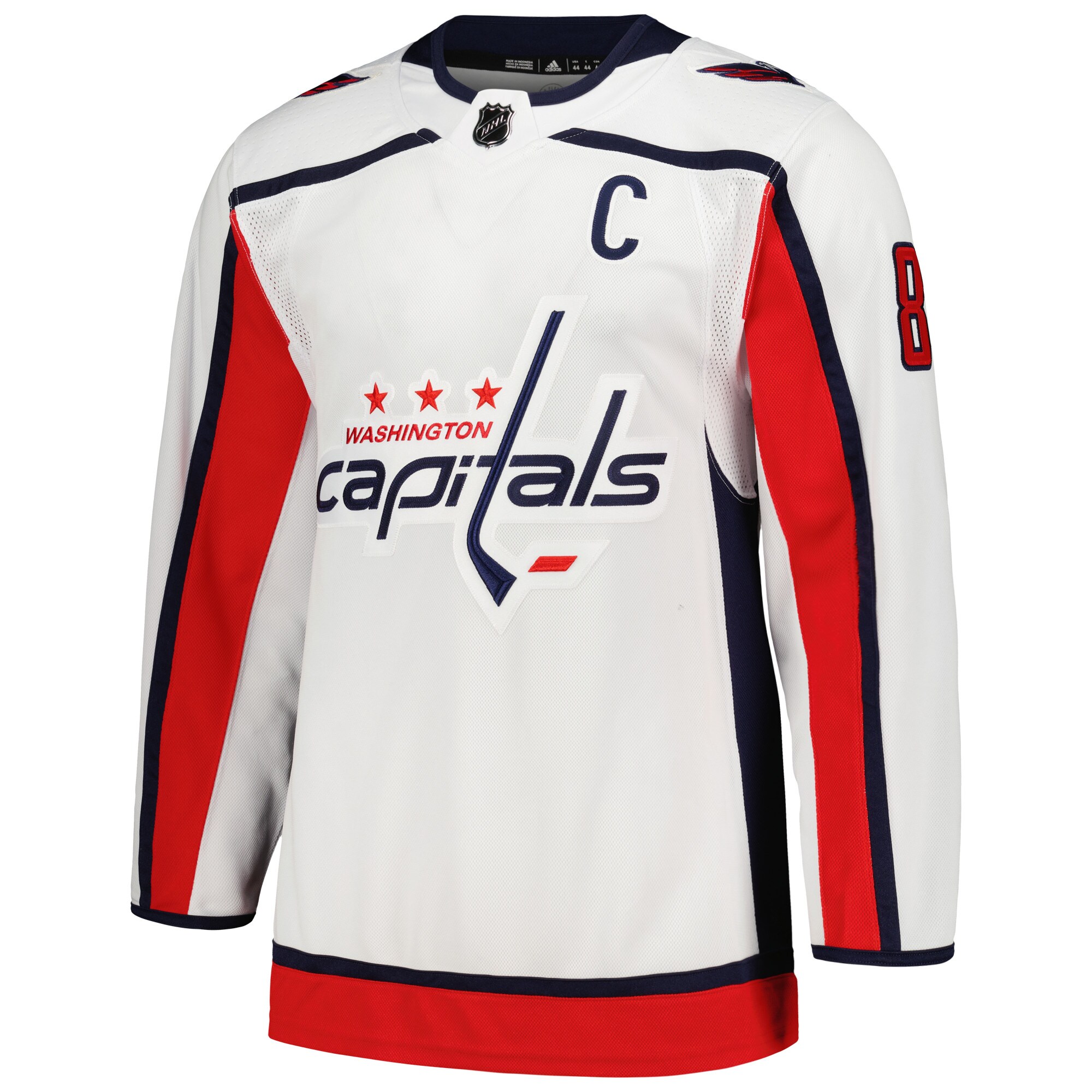 Alexander Ovechkin Washington Capitals adidas Away Captain Primegreen Authentic Player Jersey - White
