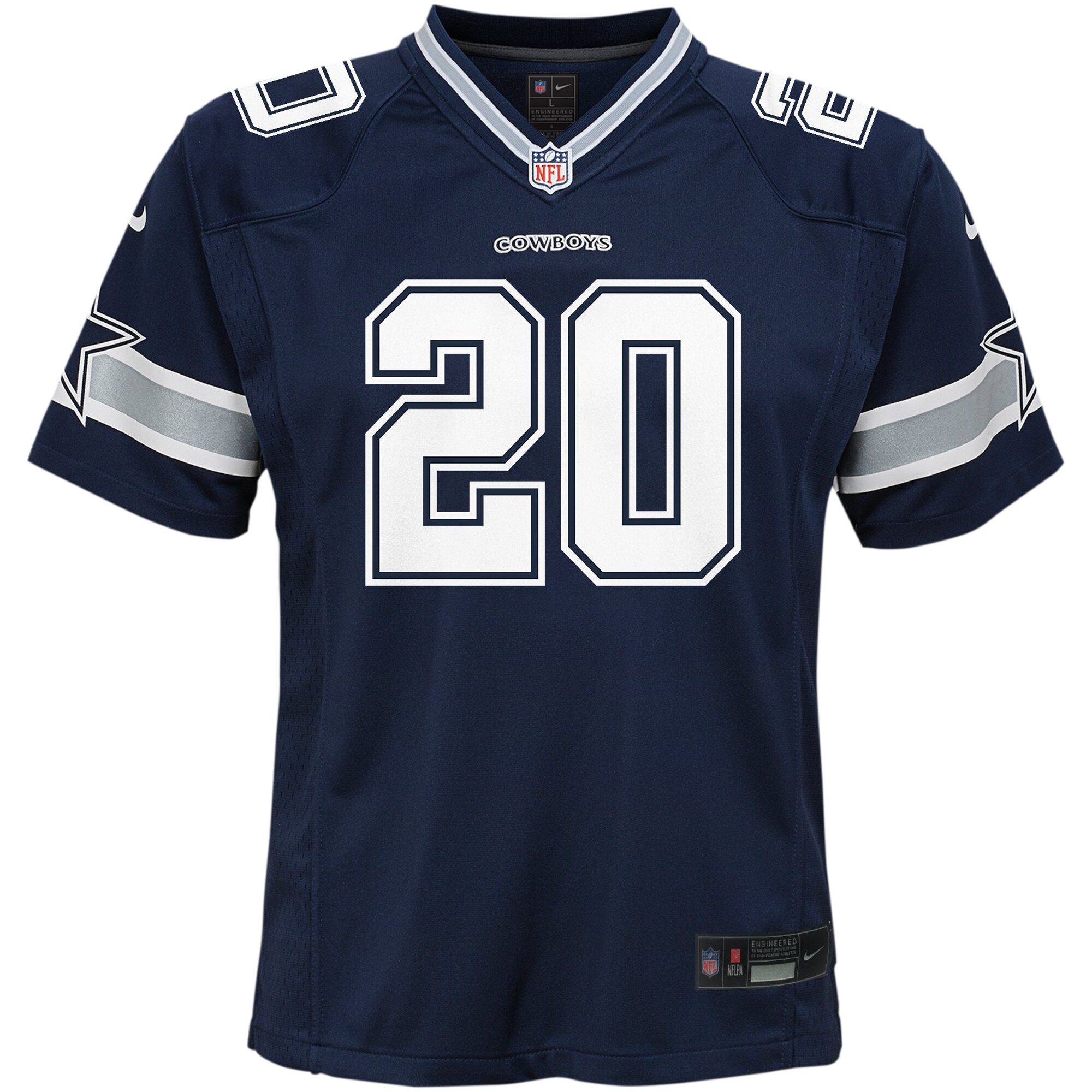 Tony Pollard Dallas Cowboys  Youth Game Jersey - Navy