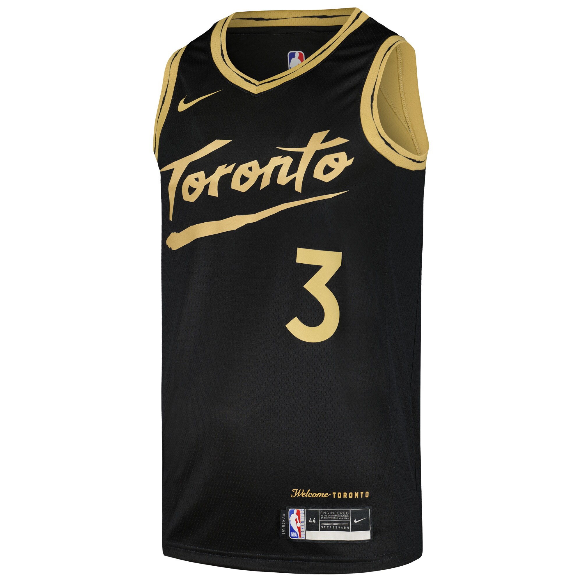 OG Anunoby Toronto Raptors  Swingman Player Jersey - City Edition - Black