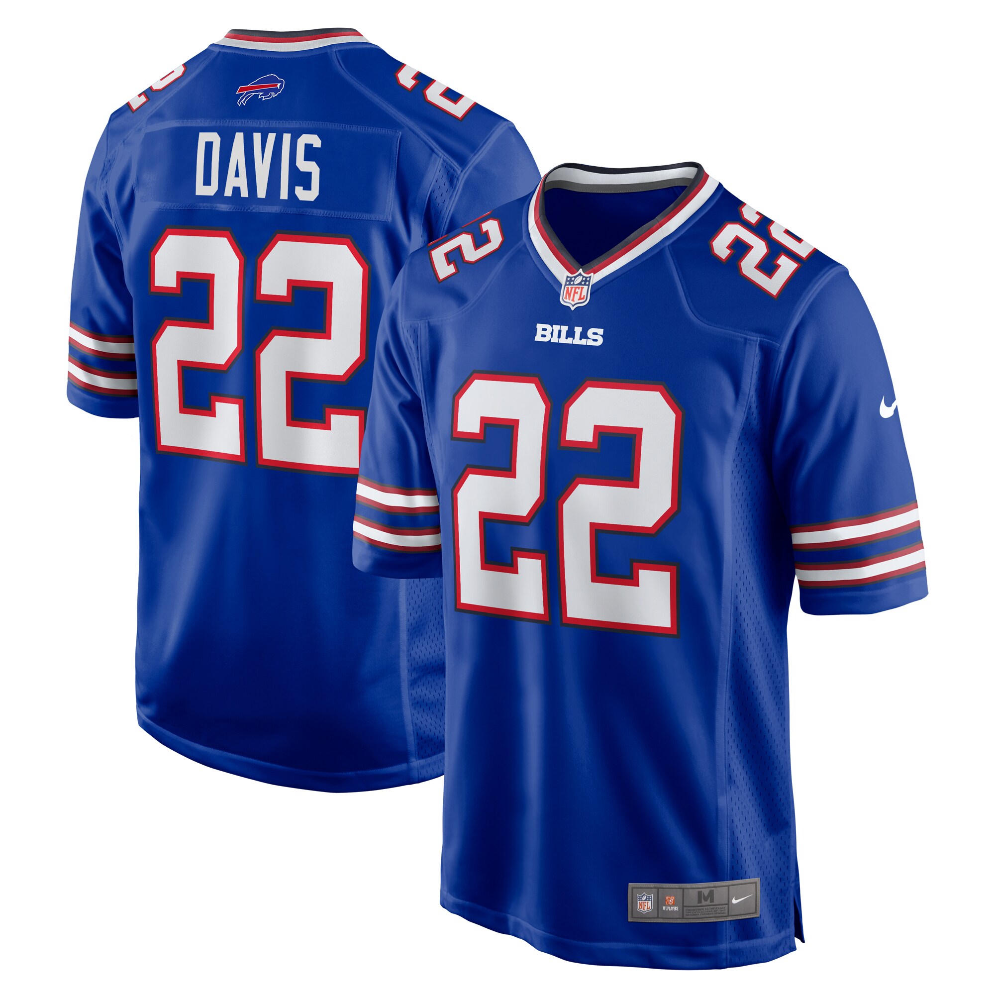Ray Davis Buffalo Bills  Game Jersey -  Royal