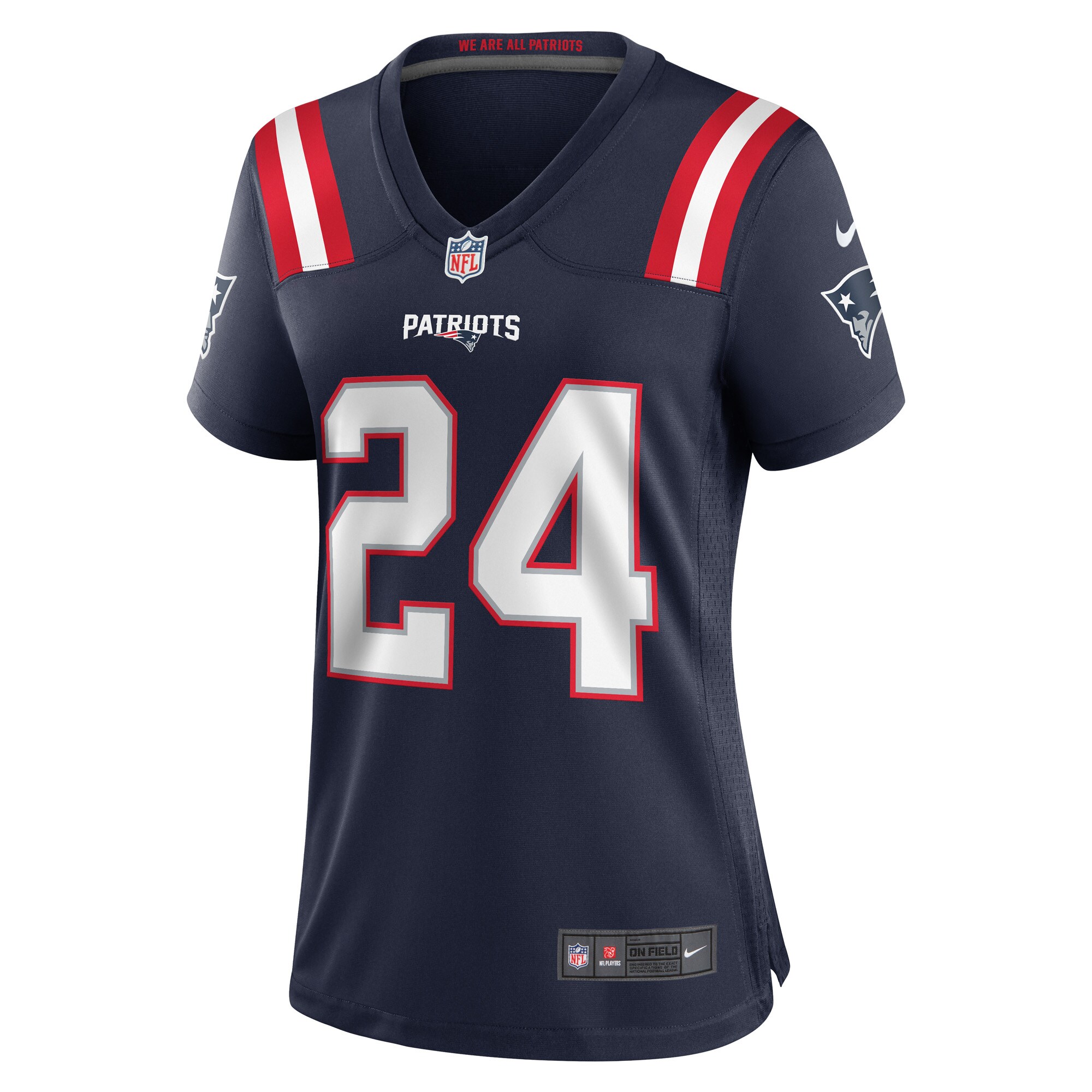 Joshuah Bledsoe New England Patriots  Women's Game Player Jersey - Navy