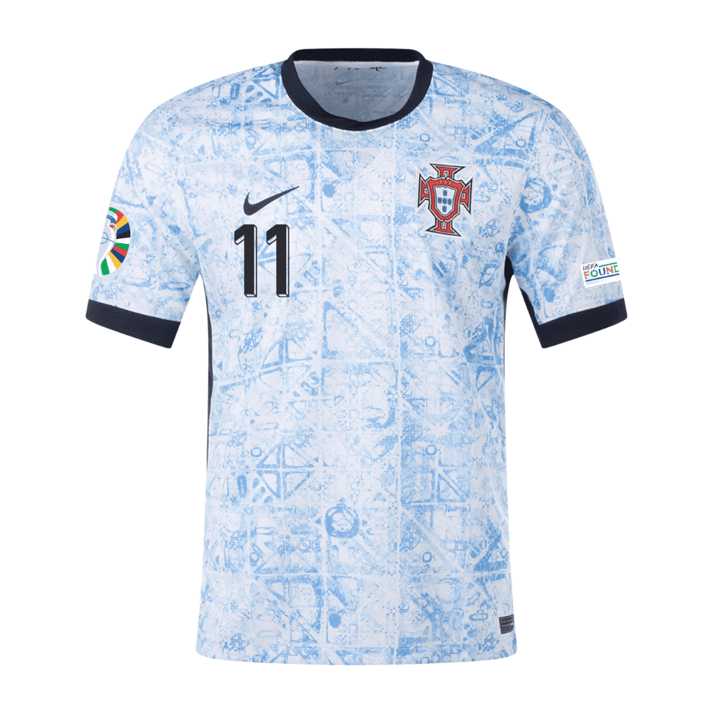 João Félix 11 Portugal National Team 2024 Away Men Jersey - Cream