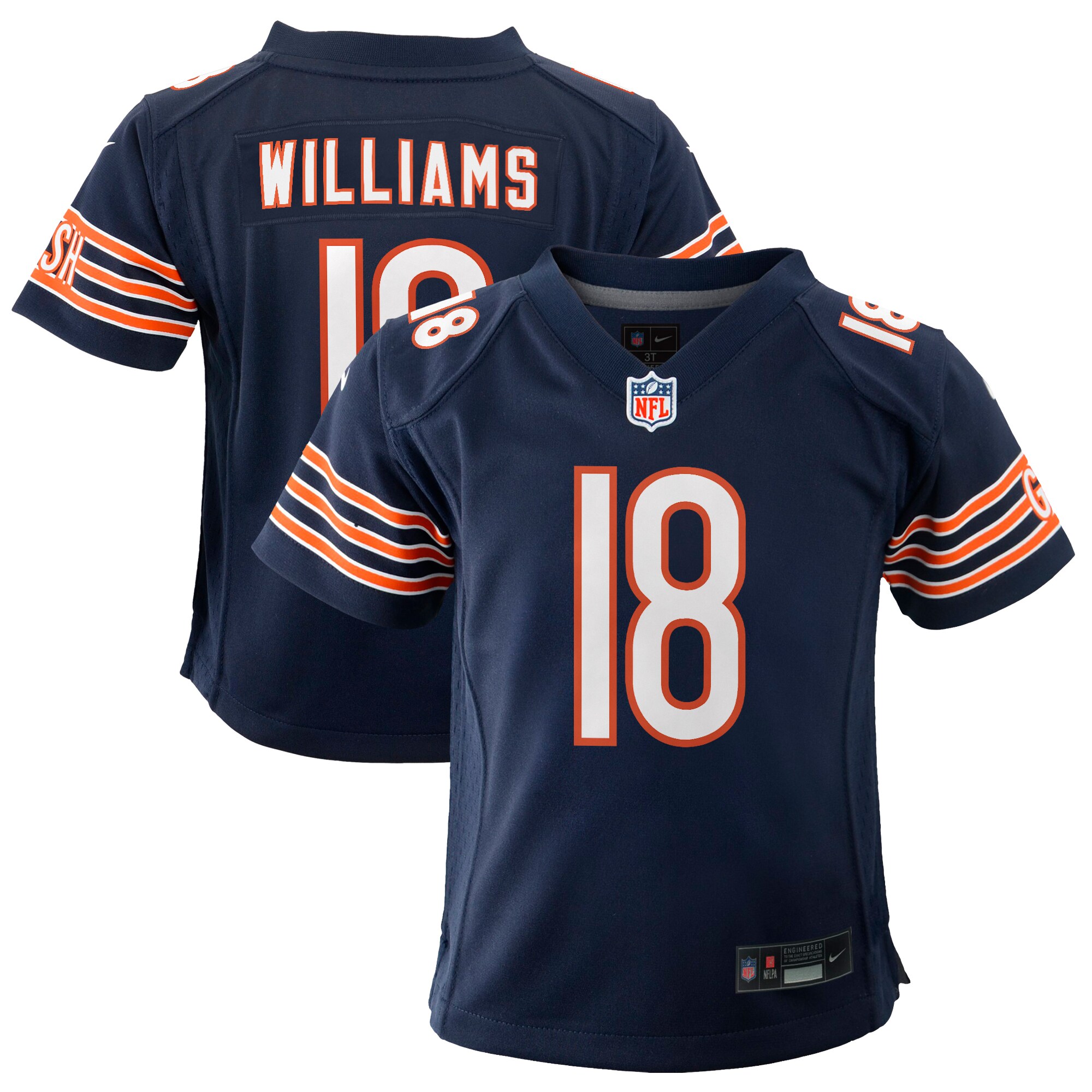 Caleb Williams Chicago Bears  Youth 2024 NFL Draft First Round Pick Player Game Jersey - Navy