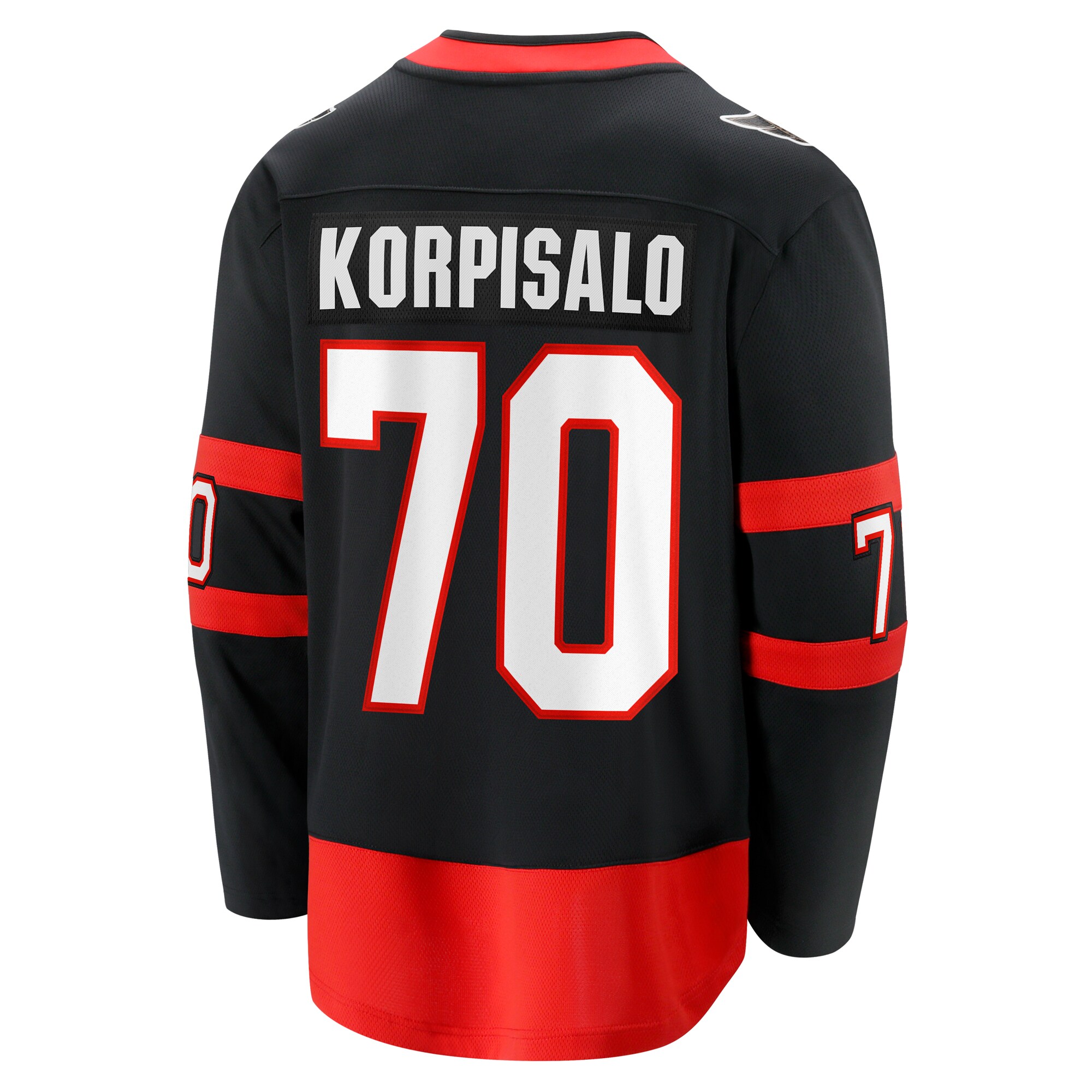 Joonas Korpisalo Ottawa Senators Fanatics Home Breakaway Jersey - Black