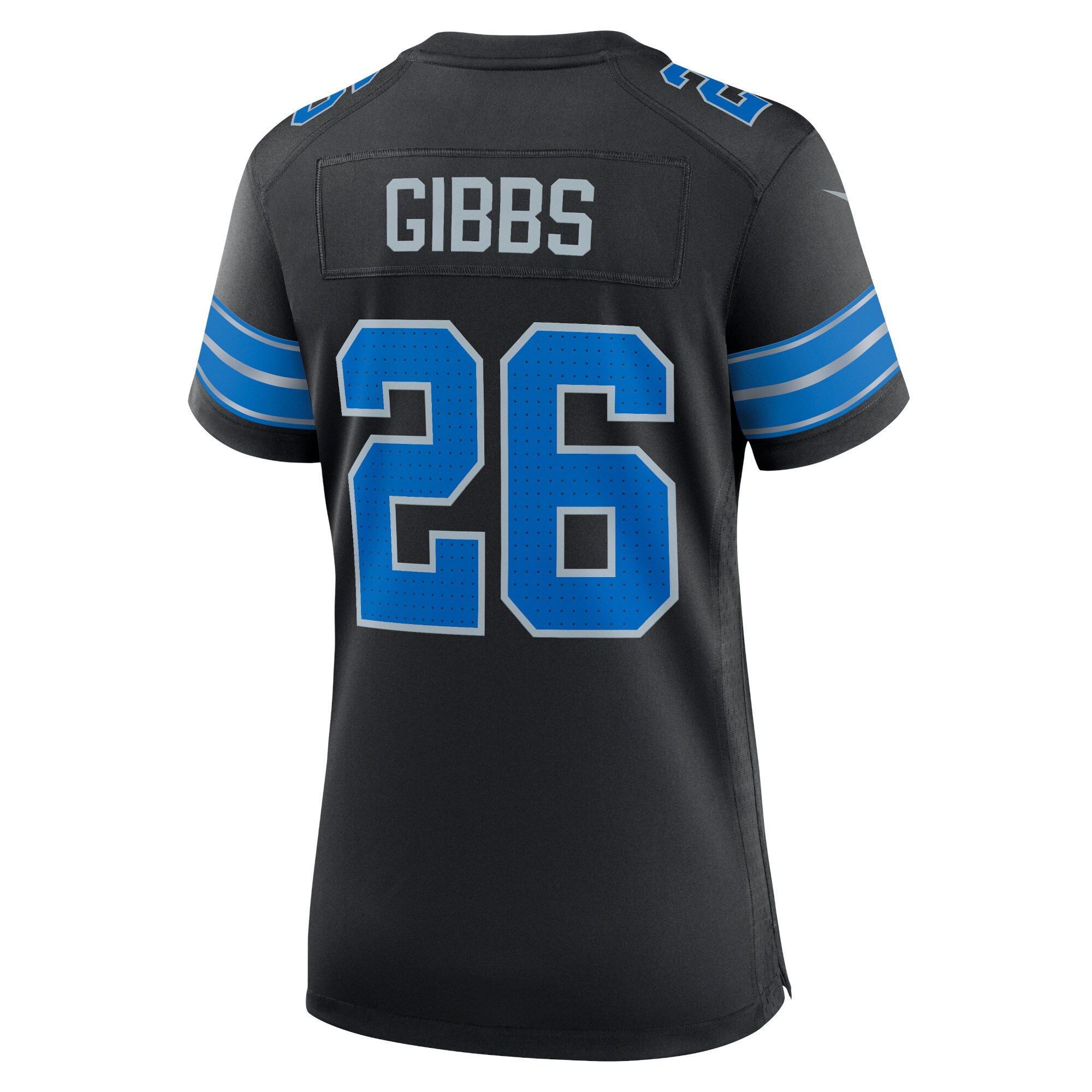 Jahmyr Gibbs Detroit Lions  Women's 2nd Alternate Game Jersey - Black