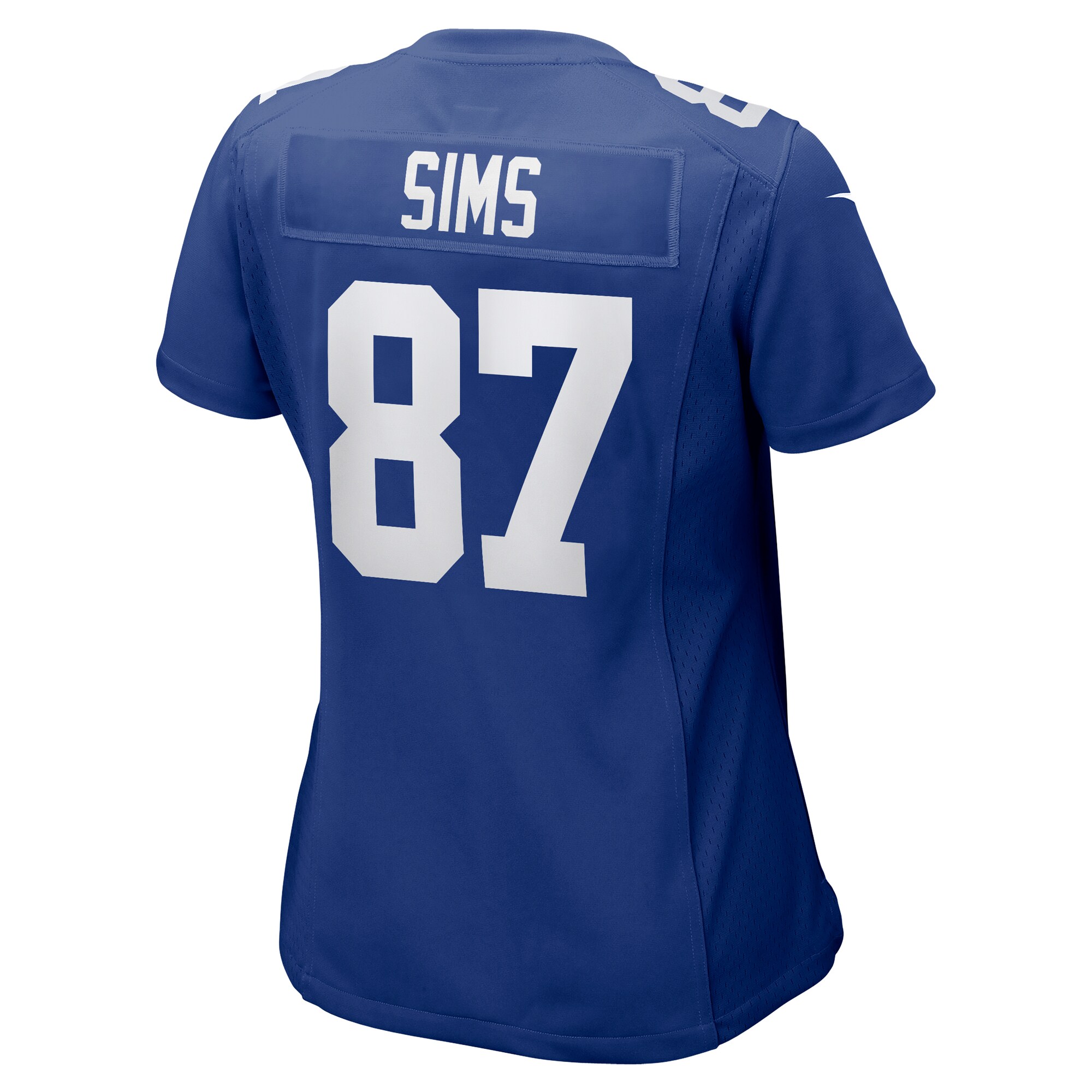 Cam Sims New York Giants  Women's  Game Jersey -  Royal