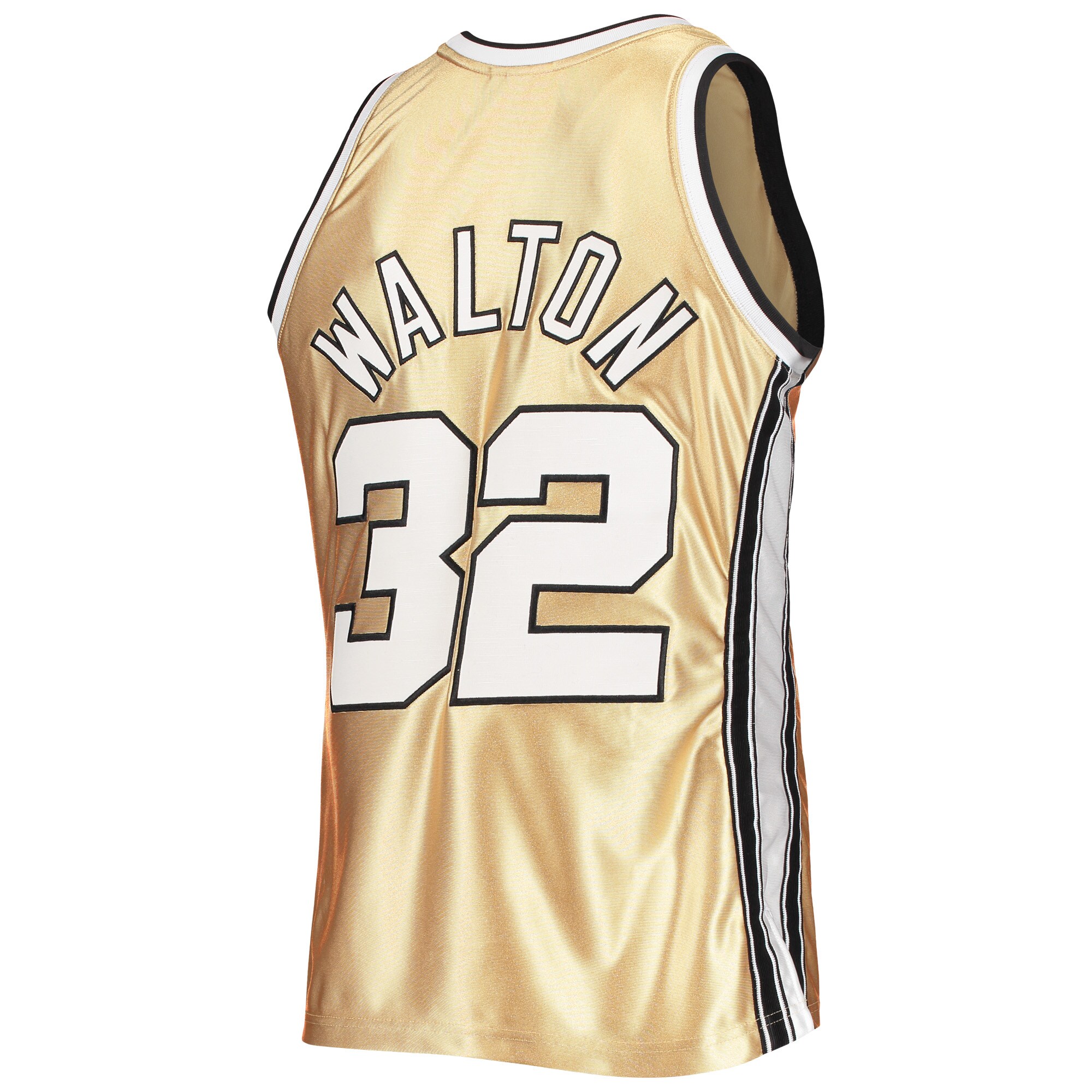 Bill Walton Portland Trail Blazers Mitchell & Ness 75th Anniversary 1976\/77 Hardwood Classics Swingman Jersey - Gold