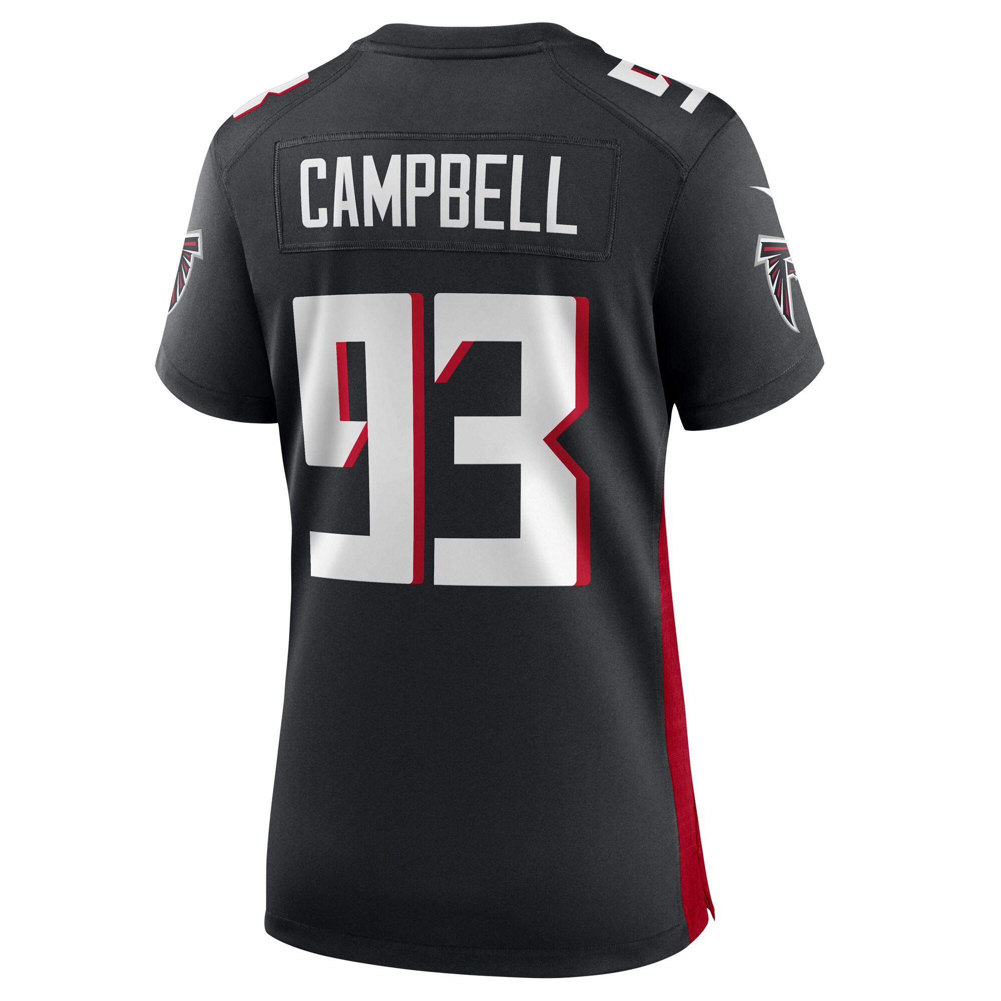 Calais Campbell Atlanta Falcons  Women's Game Player Jersey - Red