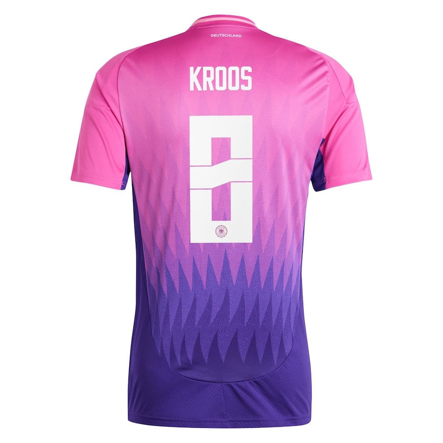 Toni Kroos 8 Germany National Team 2024 Away Men Jersey - Pink