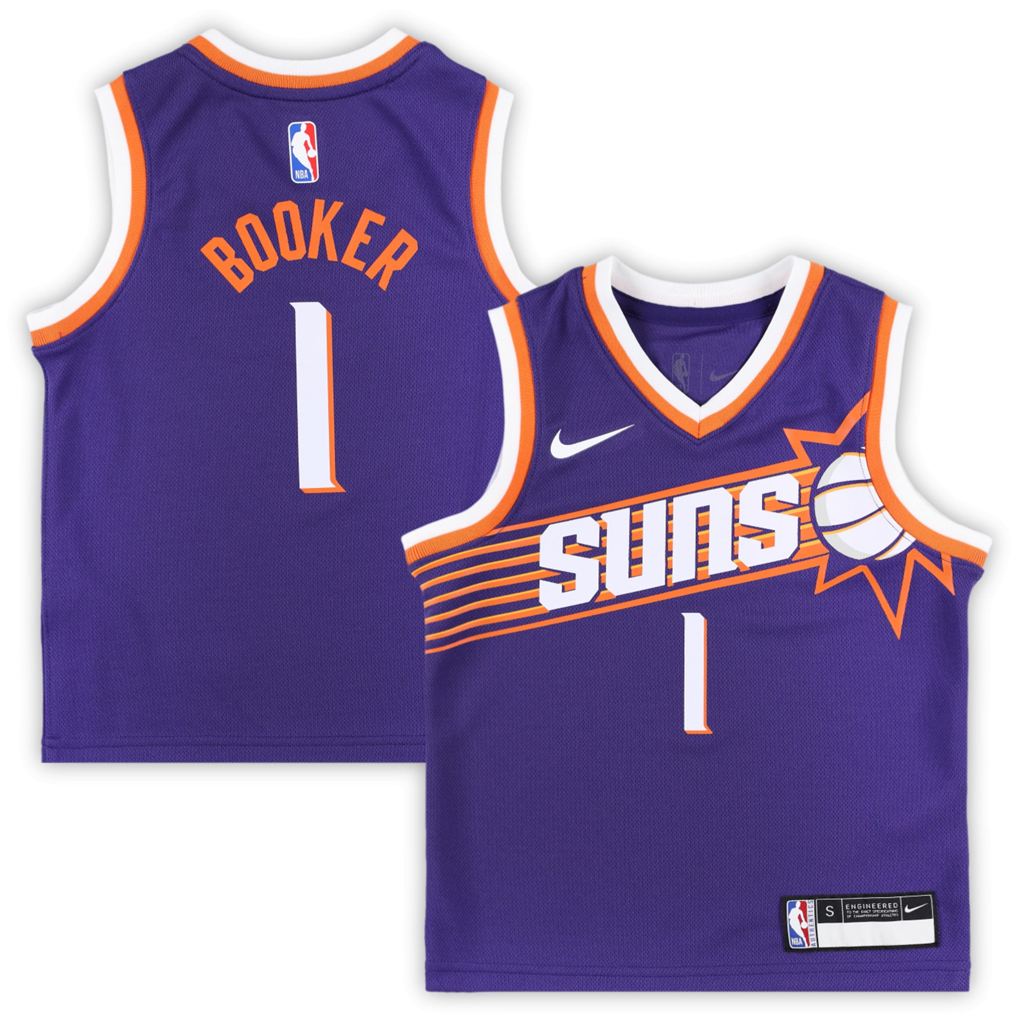 Devin Booker Phoenix Suns  Preschool Swingman Player Jersey - Icon Edition - Purple