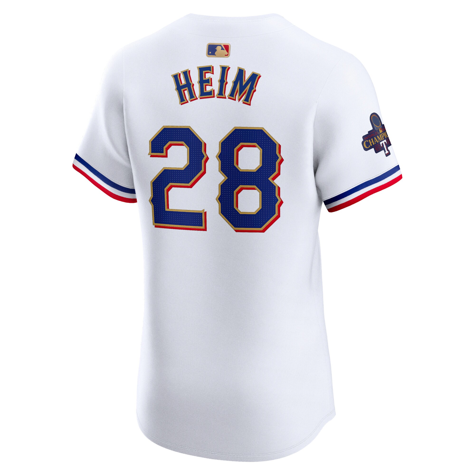 Jonah Heim Texas Rangers  2024 Gold Collection Elite Player Jersey\u00c2\u00a0\u00e2\u20ac\u201c White