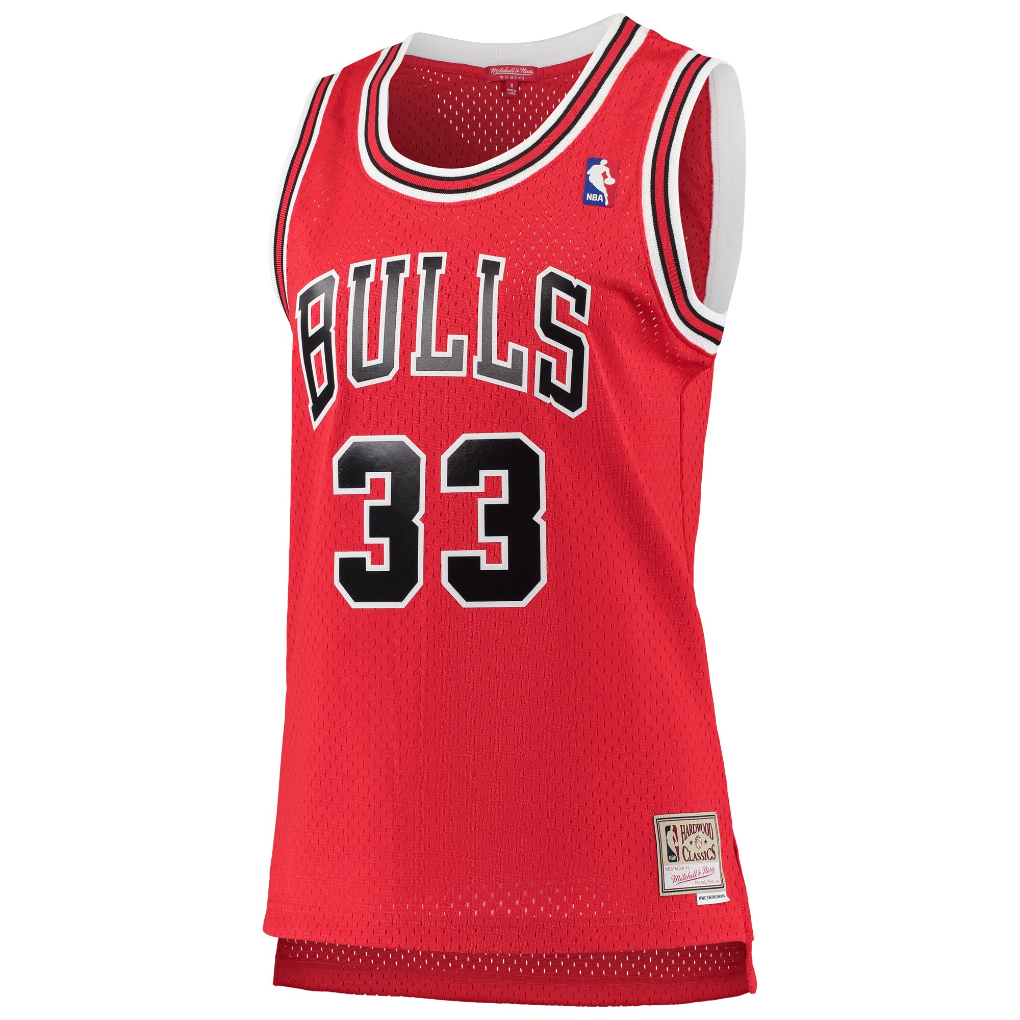 Scottie Pippen Chicago Bulls Mitchell & Ness Women's 1997\/98 Hardwood Classics Swingman Jersey - Red