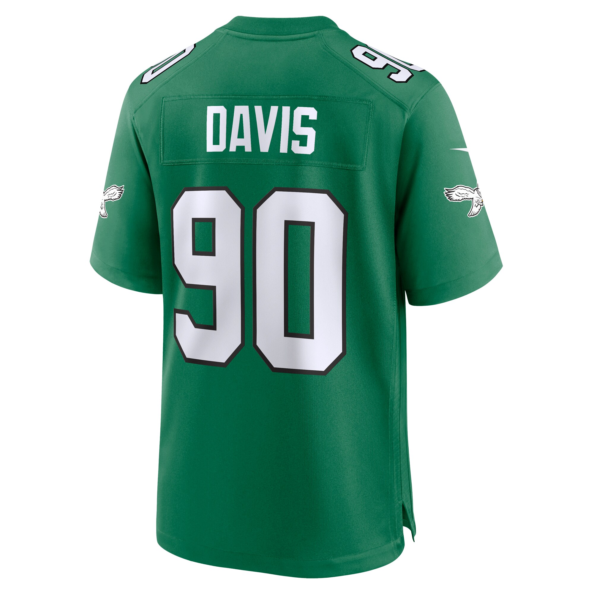 Jordan Davis Philadelphia Eagles  Alternate Game Jersey - Kelly Green