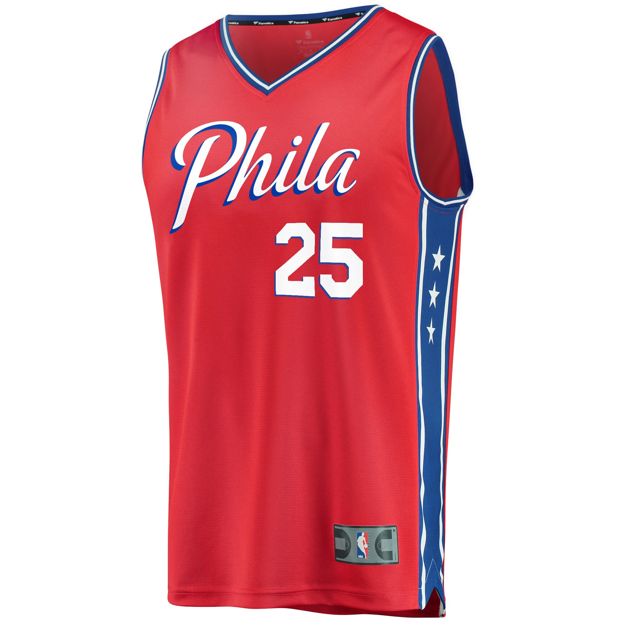 Ben Simmons Philadelphia 76ers Fanatics Youth Fast Break Replica Player Team Jersey - Statement Edition - Red