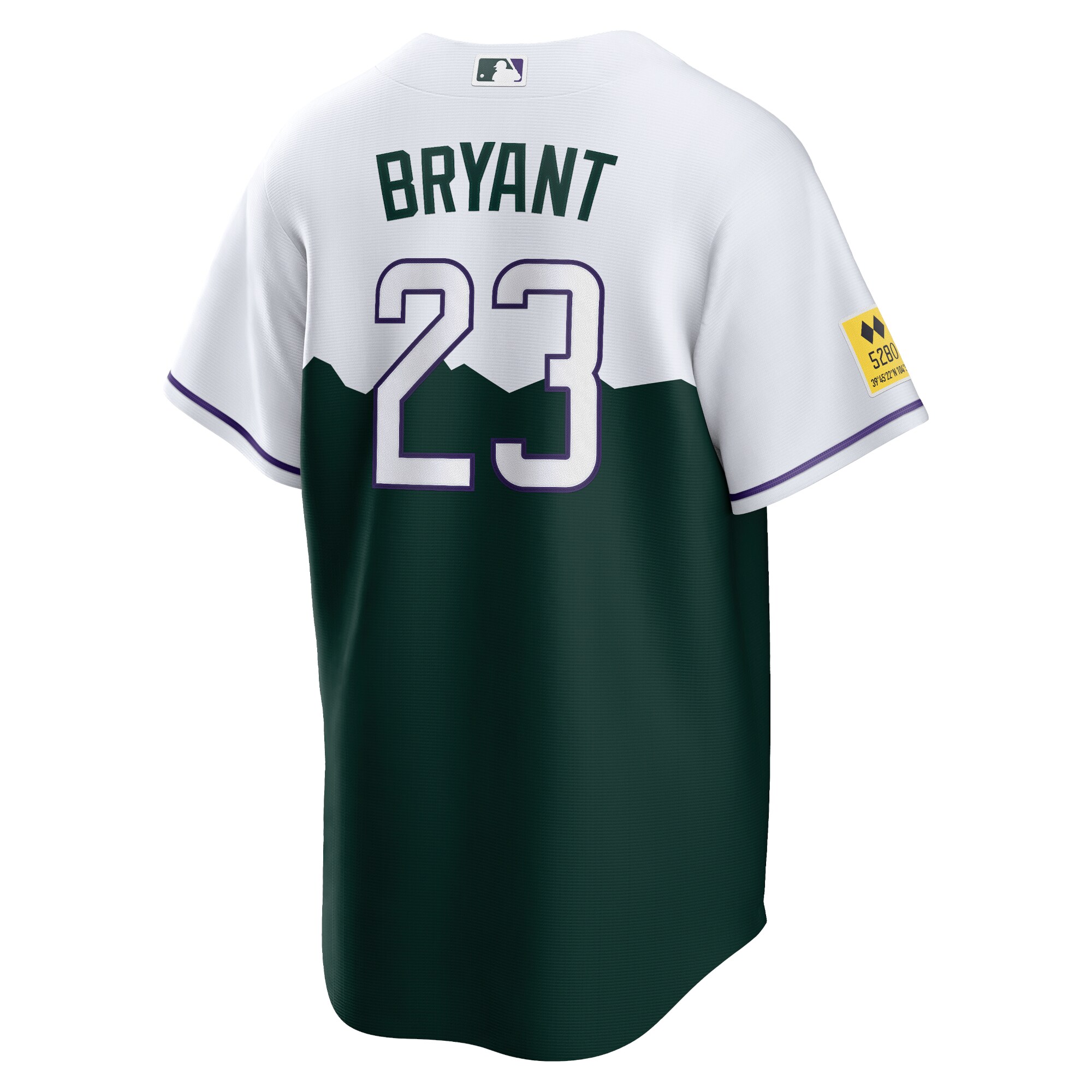 Kris Bryant Colorado Rockies  City Connect Replica Player Jersey - White\/Forest Green