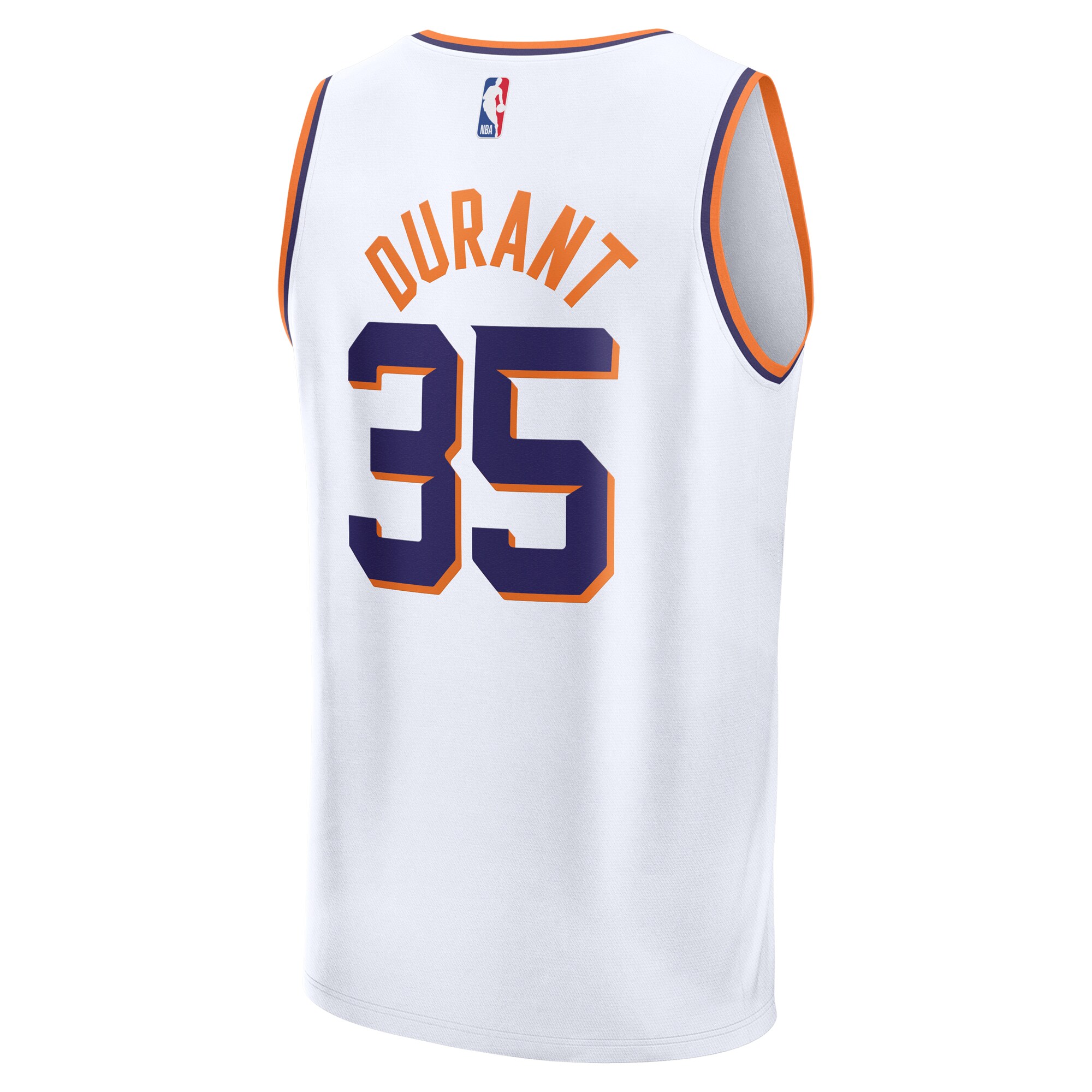 Kevin Durant Phoenix Suns Fanatics Youth Fast Break Replica Player Jersey - Association Edition - White