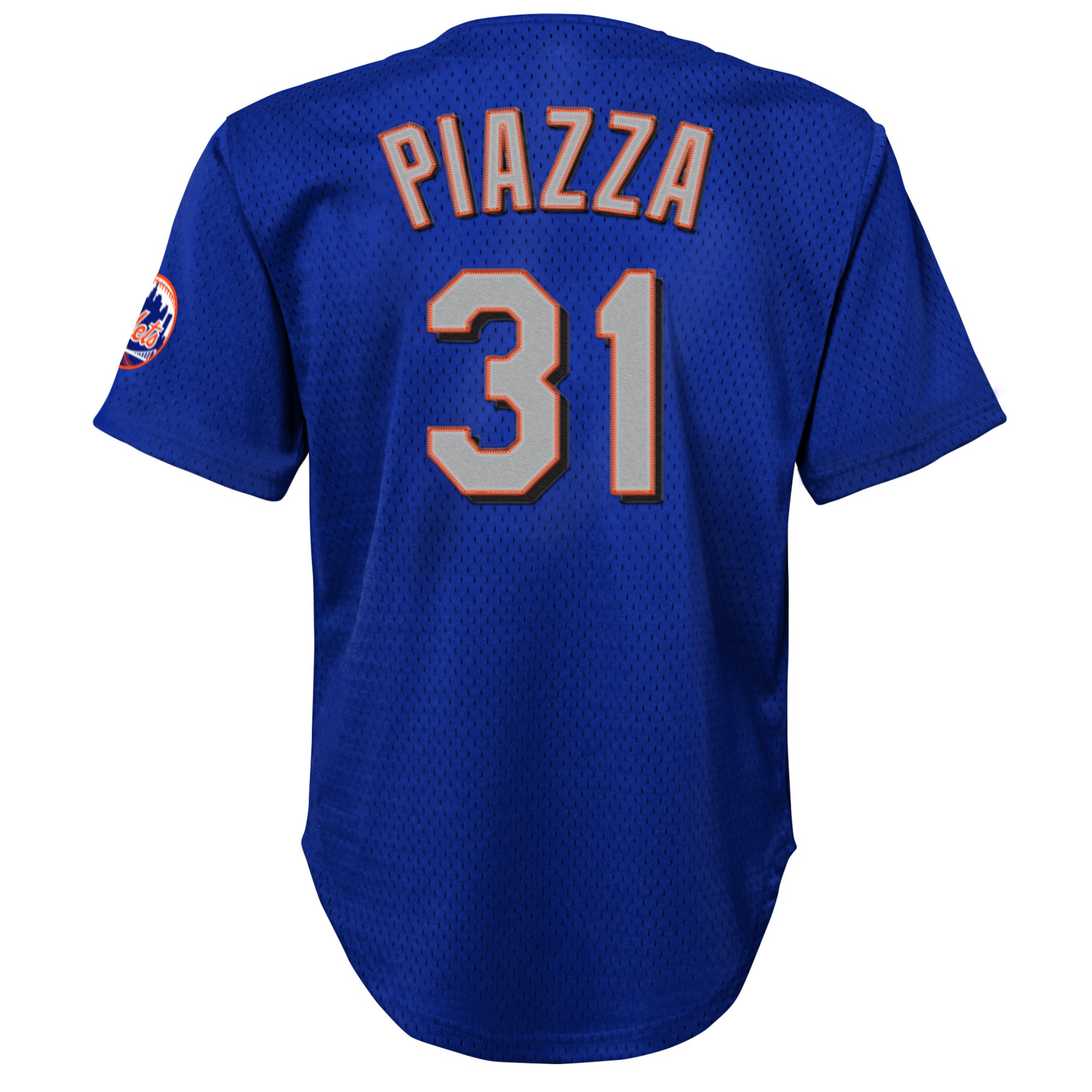 Mike Piazza New York Mets Mitchell & Ness Youth Cooperstown Collection\u00c2\u00a0Mesh Batting Practice Jersey - Royal