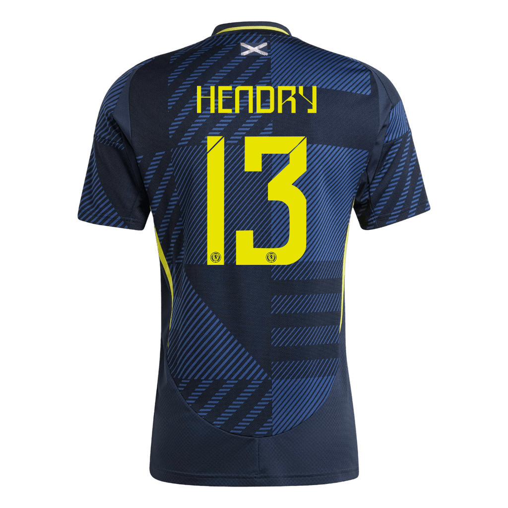 Jack Hendry 13 Scotland National Team 2024 Home Men Jersey - Navy
