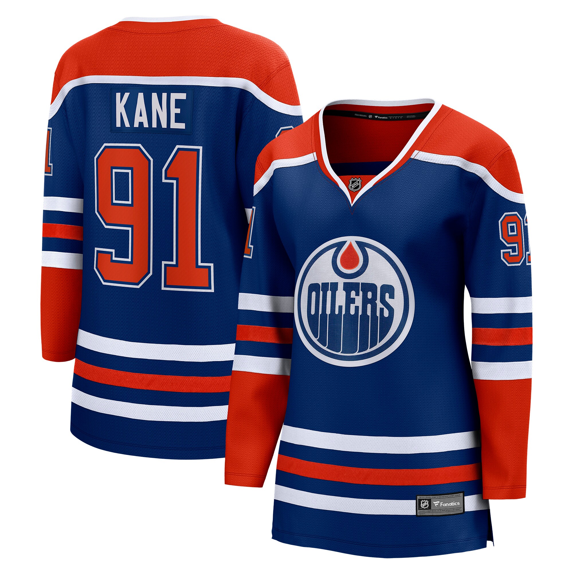 Evander Kane Edmonton Oilers Fanatics Women's Home Breakaway Player Jersey - Royal
