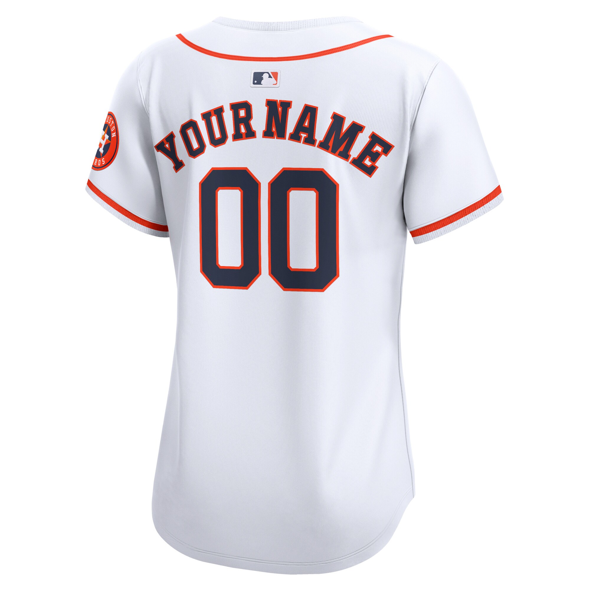Houston Astros  Women's Home Limited Custom Jersey - White