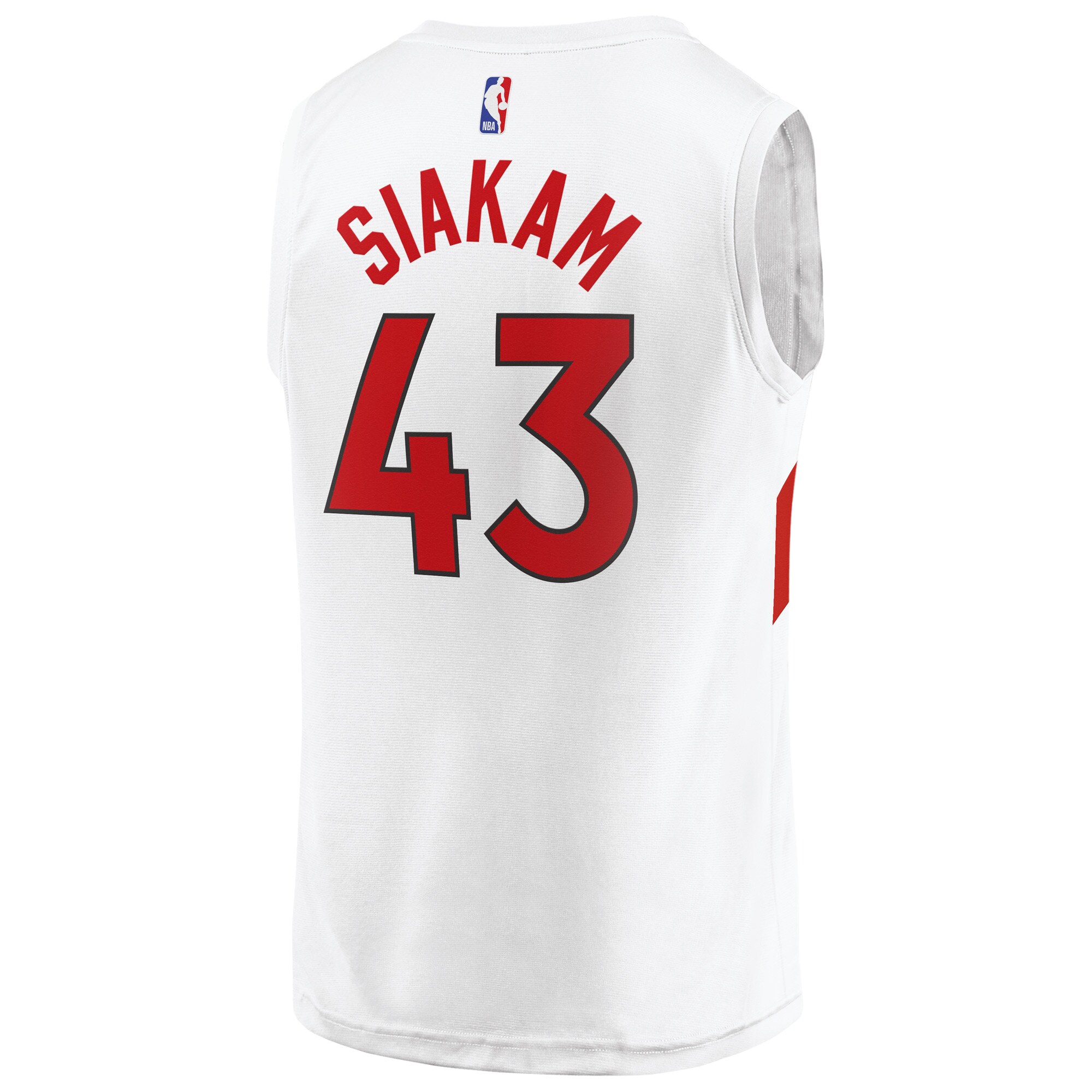 Pascal Siakam Toronto Raptors Fanatics Fast Break Replica Player Jersey White - Association Edition