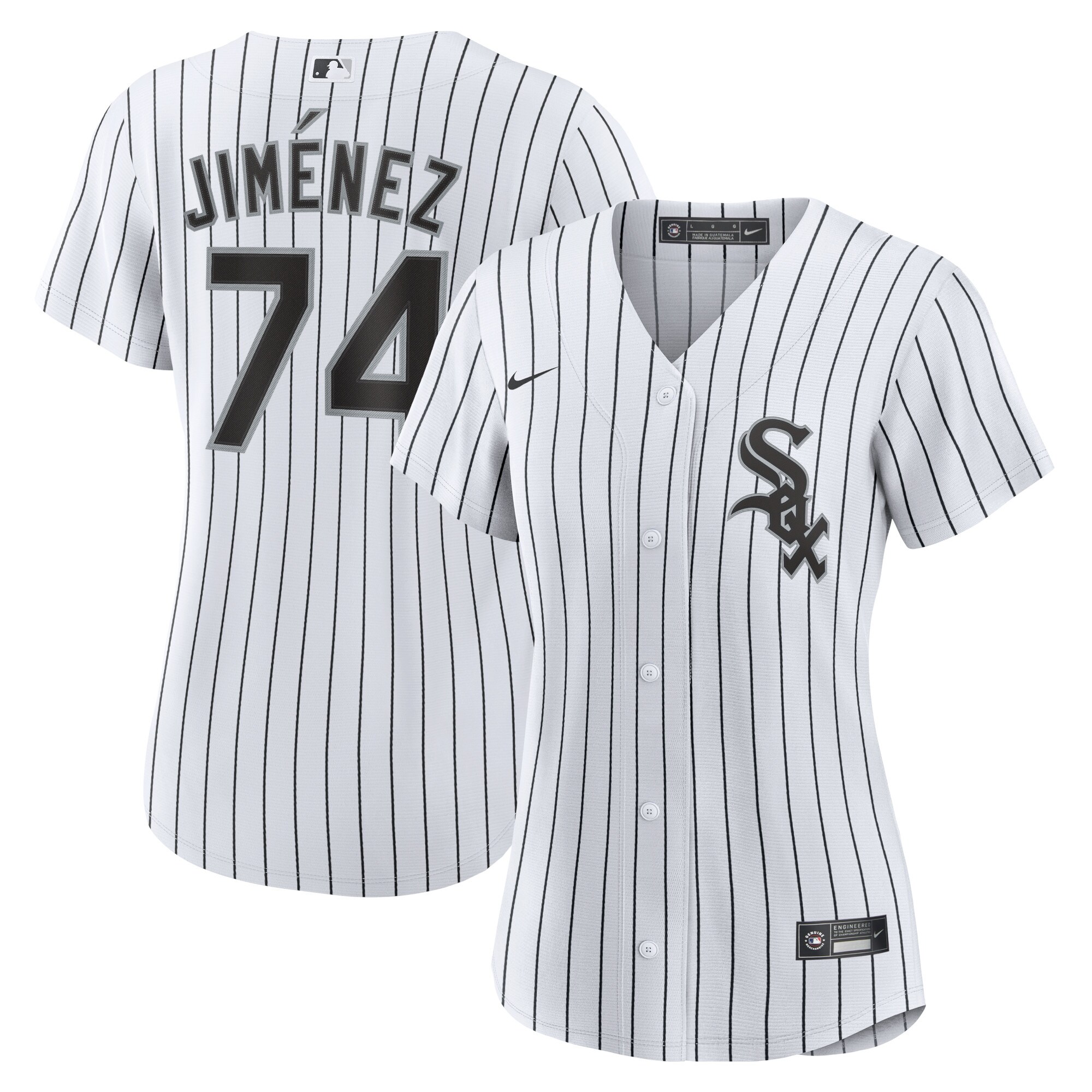 Eloy Jimenez Chicago White Sox  Women's Home Replica Player Jersey - White