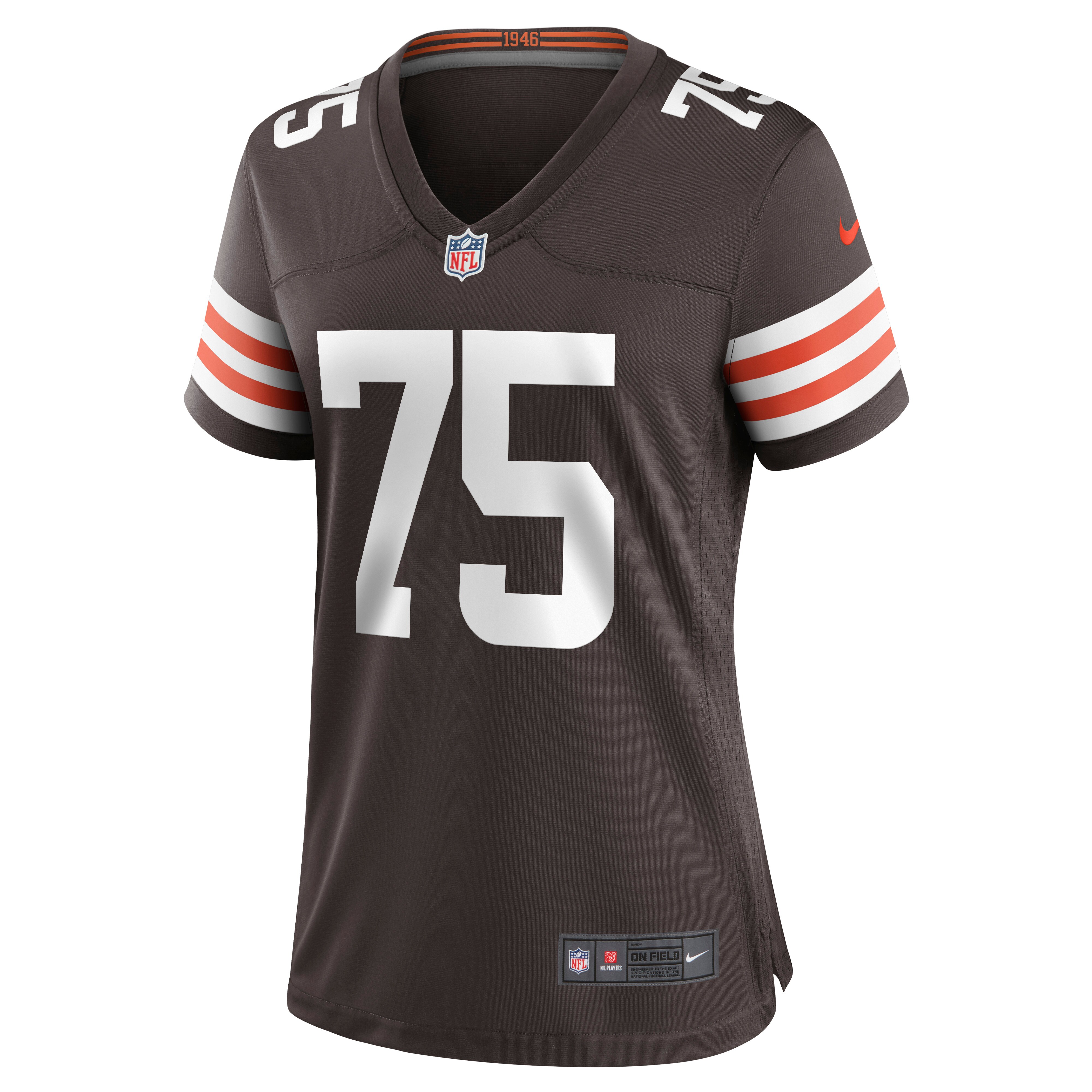 Joel Bitonio Cleveland Browns  Women's Game Jersey - Brown