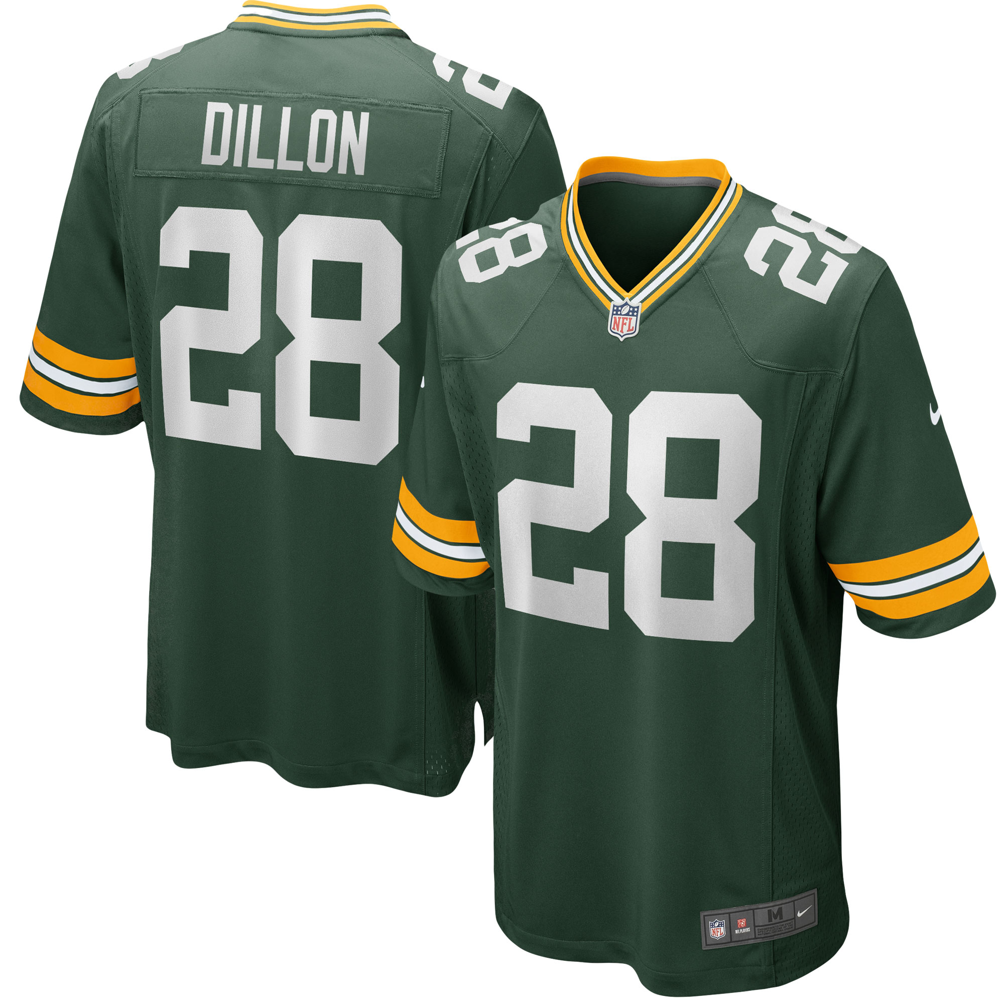 AJ Dillon Green Bay Packers  Team Game Jersey - Green