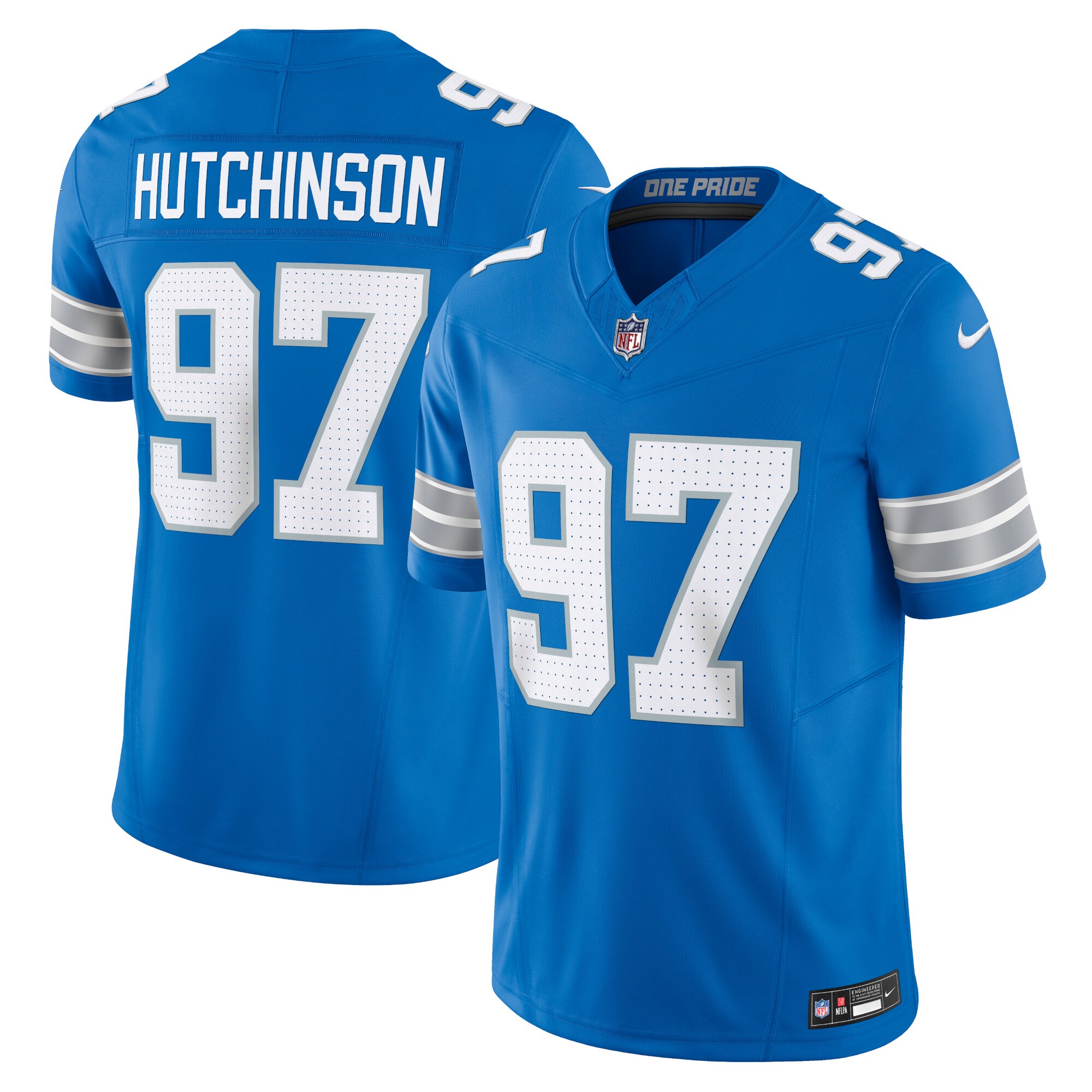 Aidan Hutchinson Detroit Lions  Vapor F.U.S.E. Limited Jersey - Blue